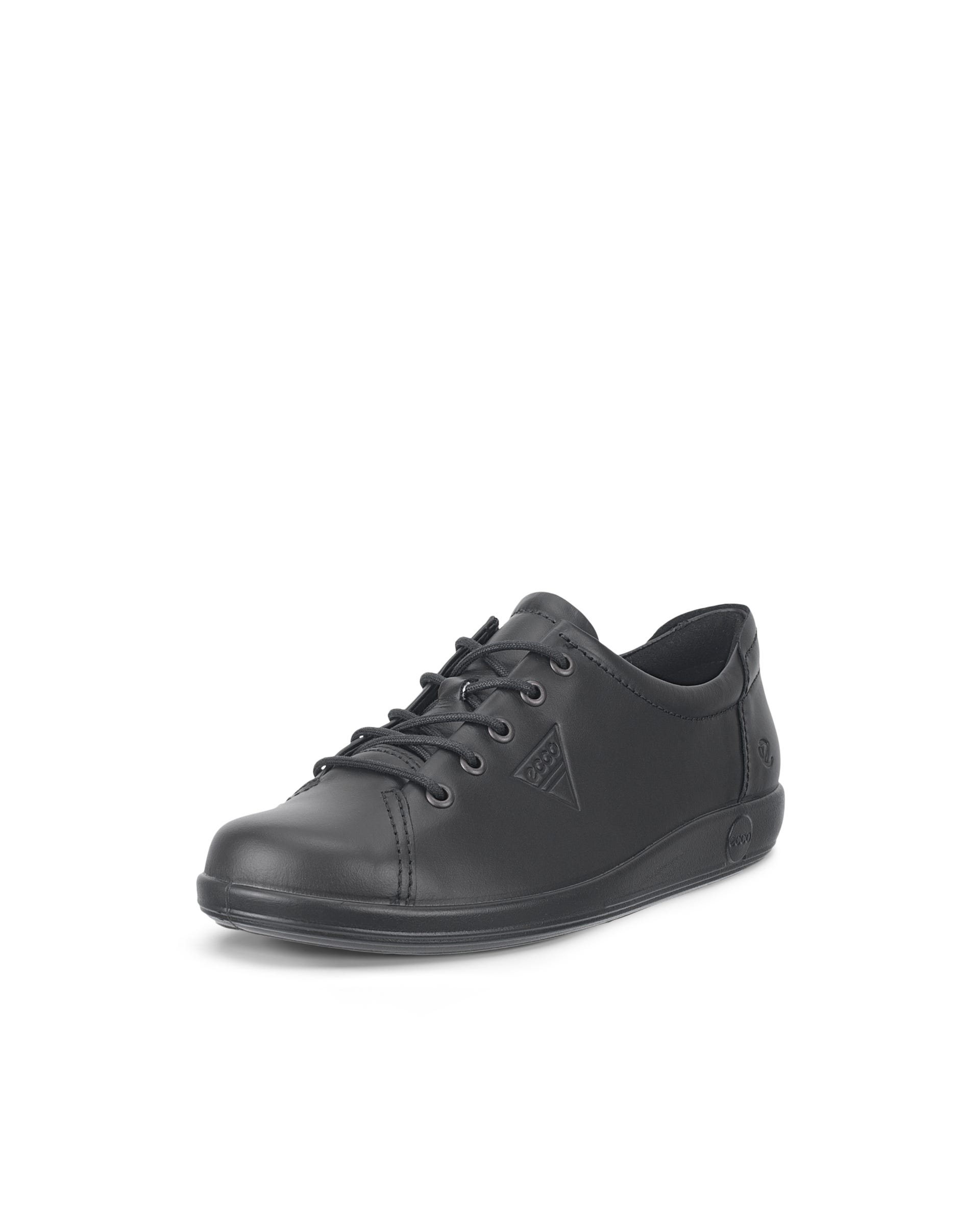 ECCO® Soft 2.0 női bőr cipő - Fekete - Main