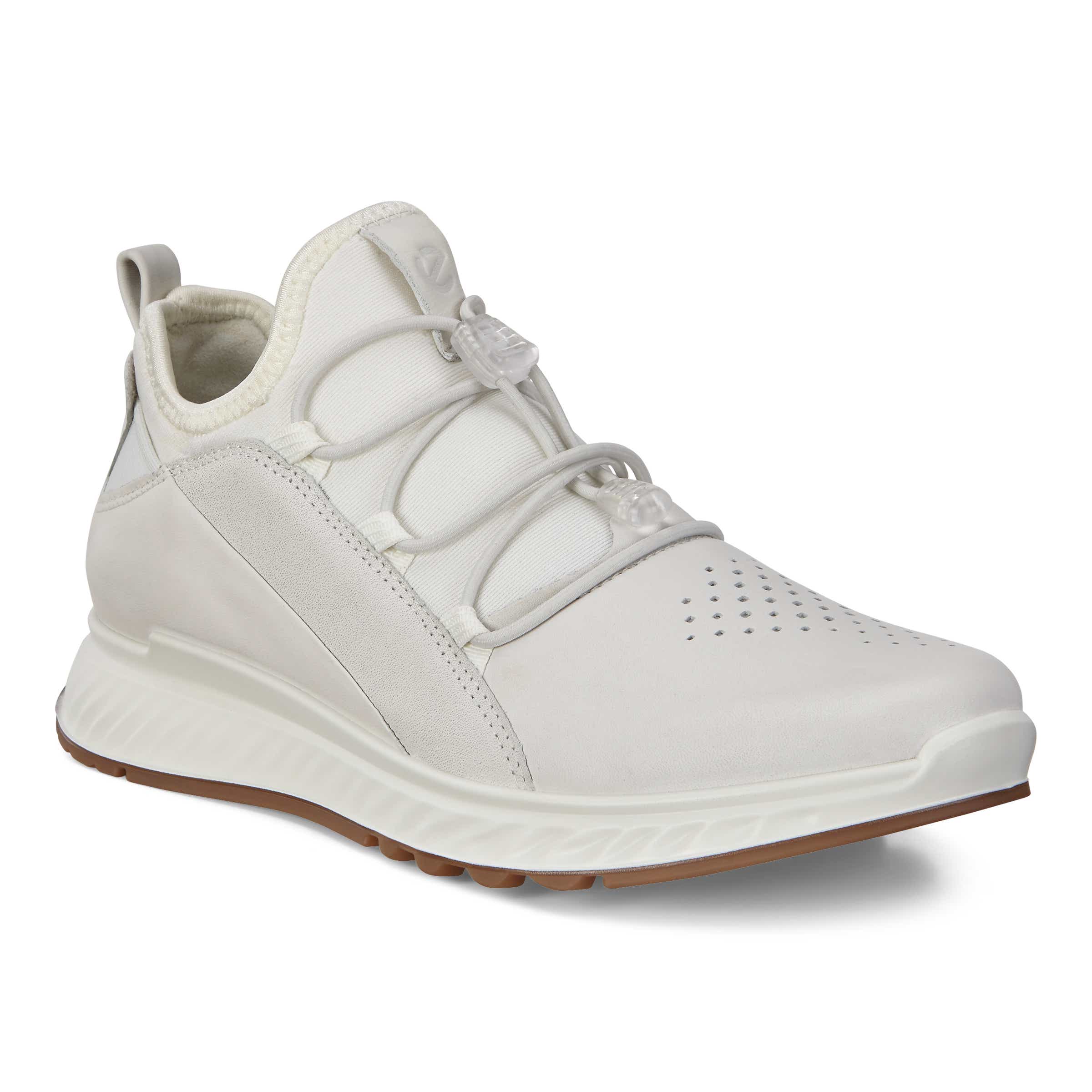 Women's ECCO® ST.1 Hybrid Leather Sneaker - White - Main
