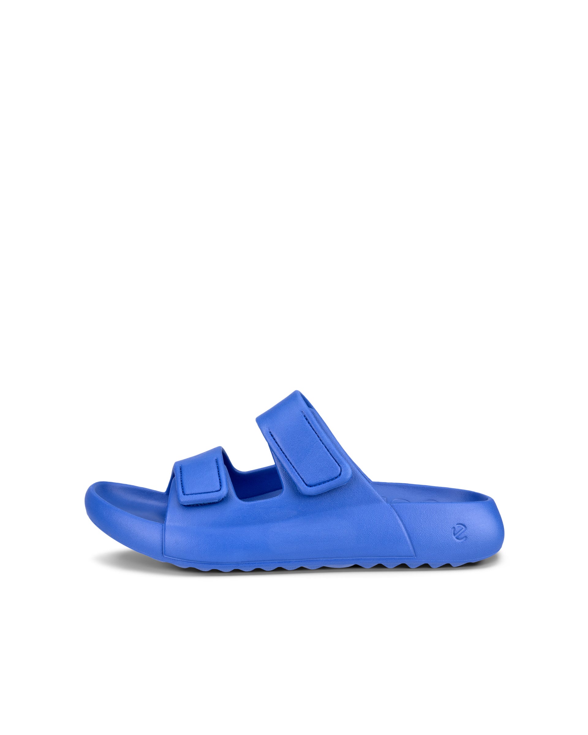 Unisex ECCO® Cozmo E Two Strap Sandal - Blue - Outside