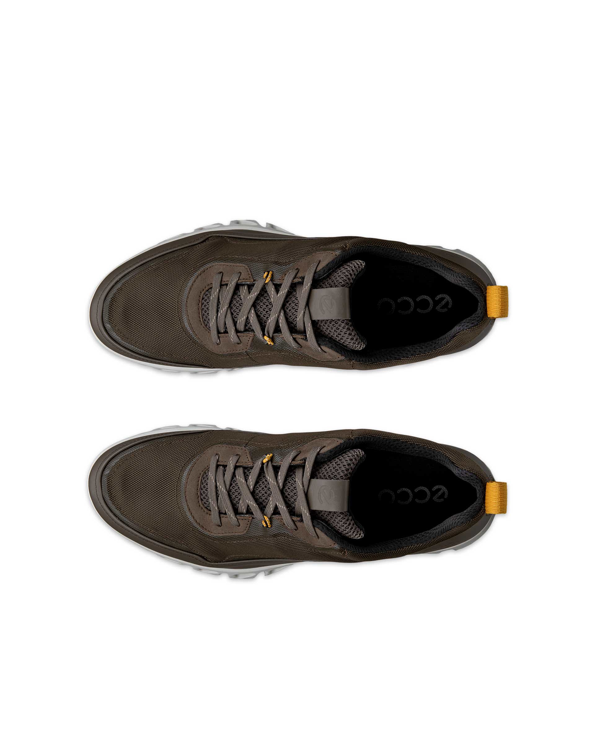 ECCO® MULTI-VENT heren schoen van textiel met Gore-Tex - Bruin - Top left pair