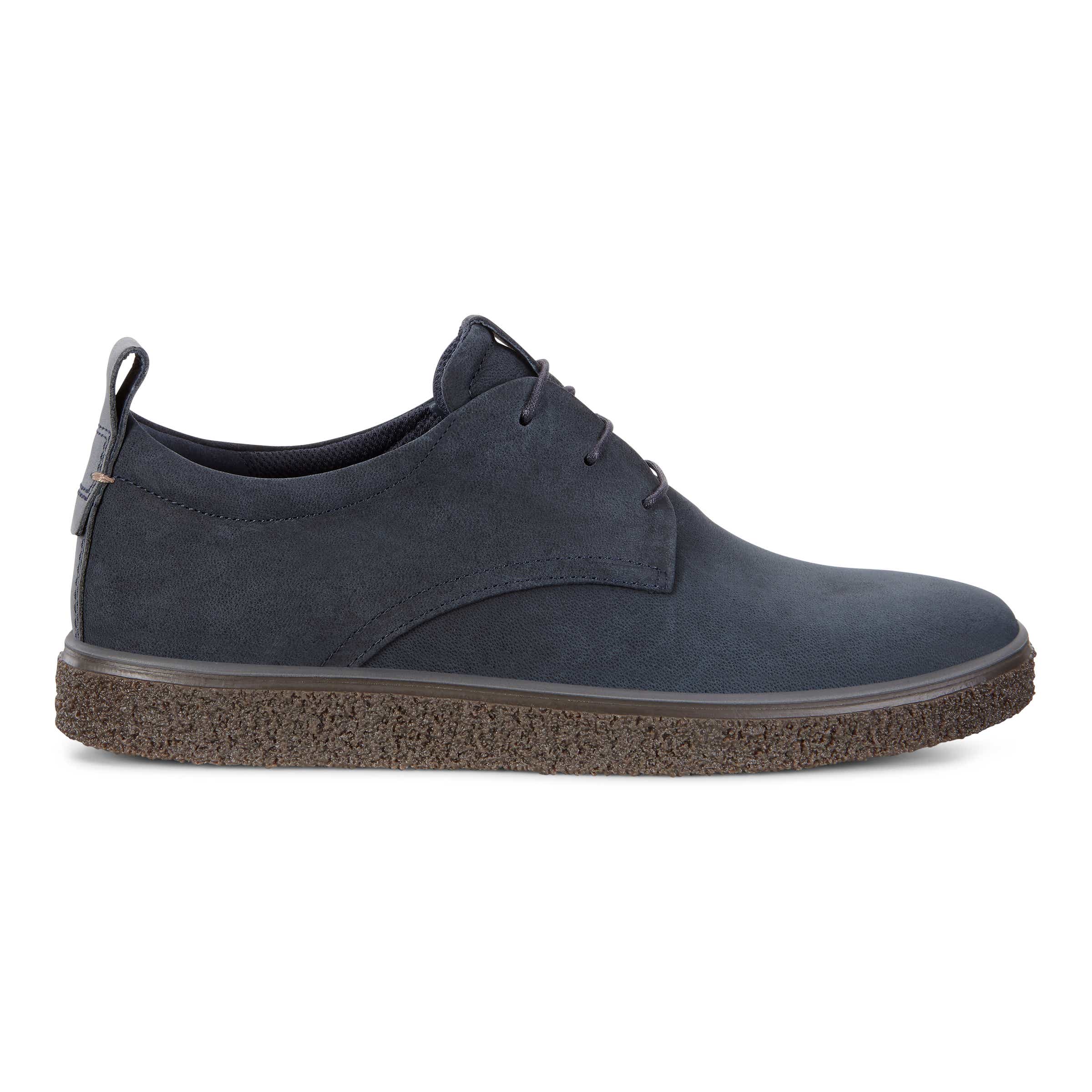 ECCO Mens Crepetray Derby Tie - Blue - Outside