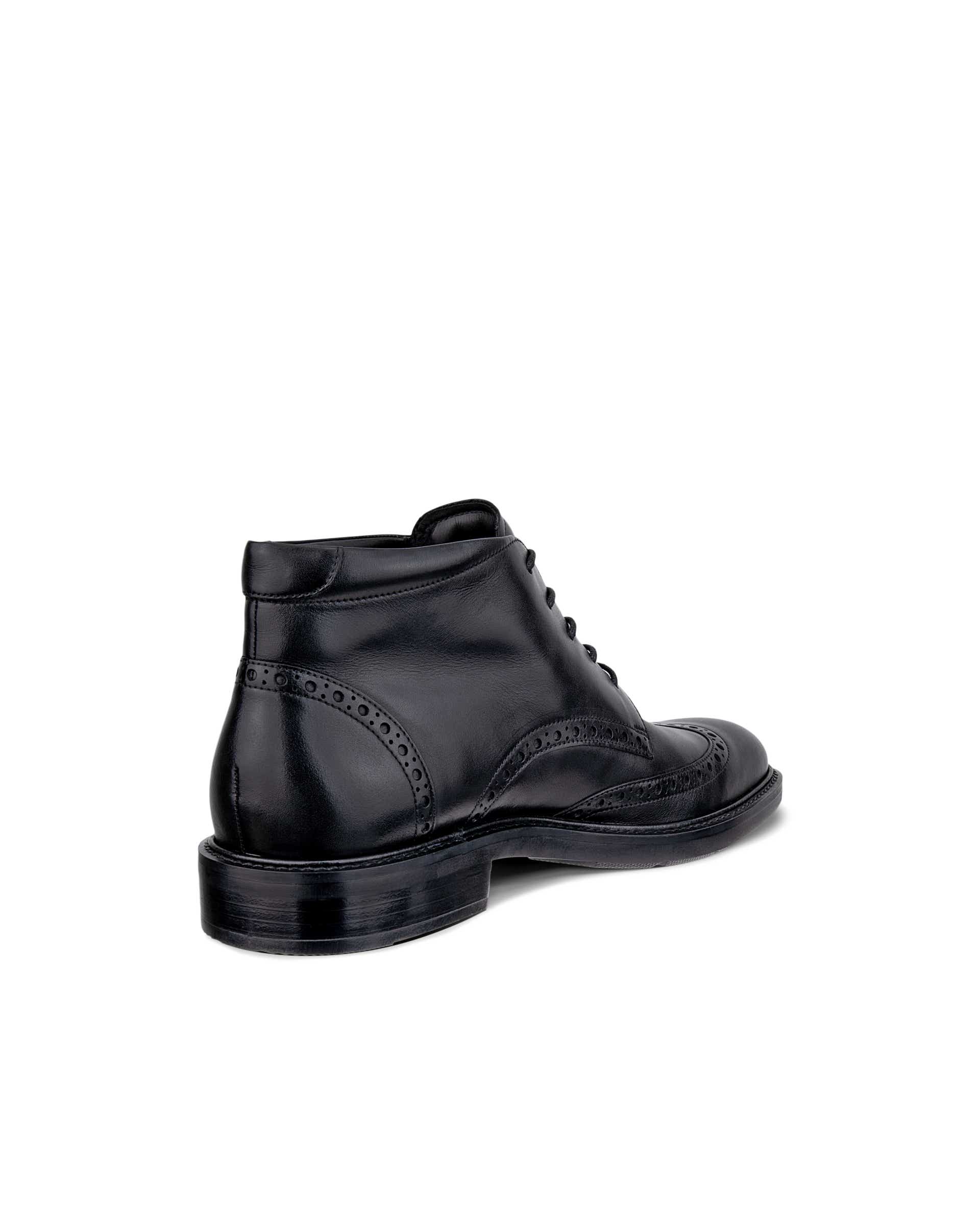 ECCO® METROPOLE PRAGUE Herren Ankle Boot aus Leder - Schwarz - Back