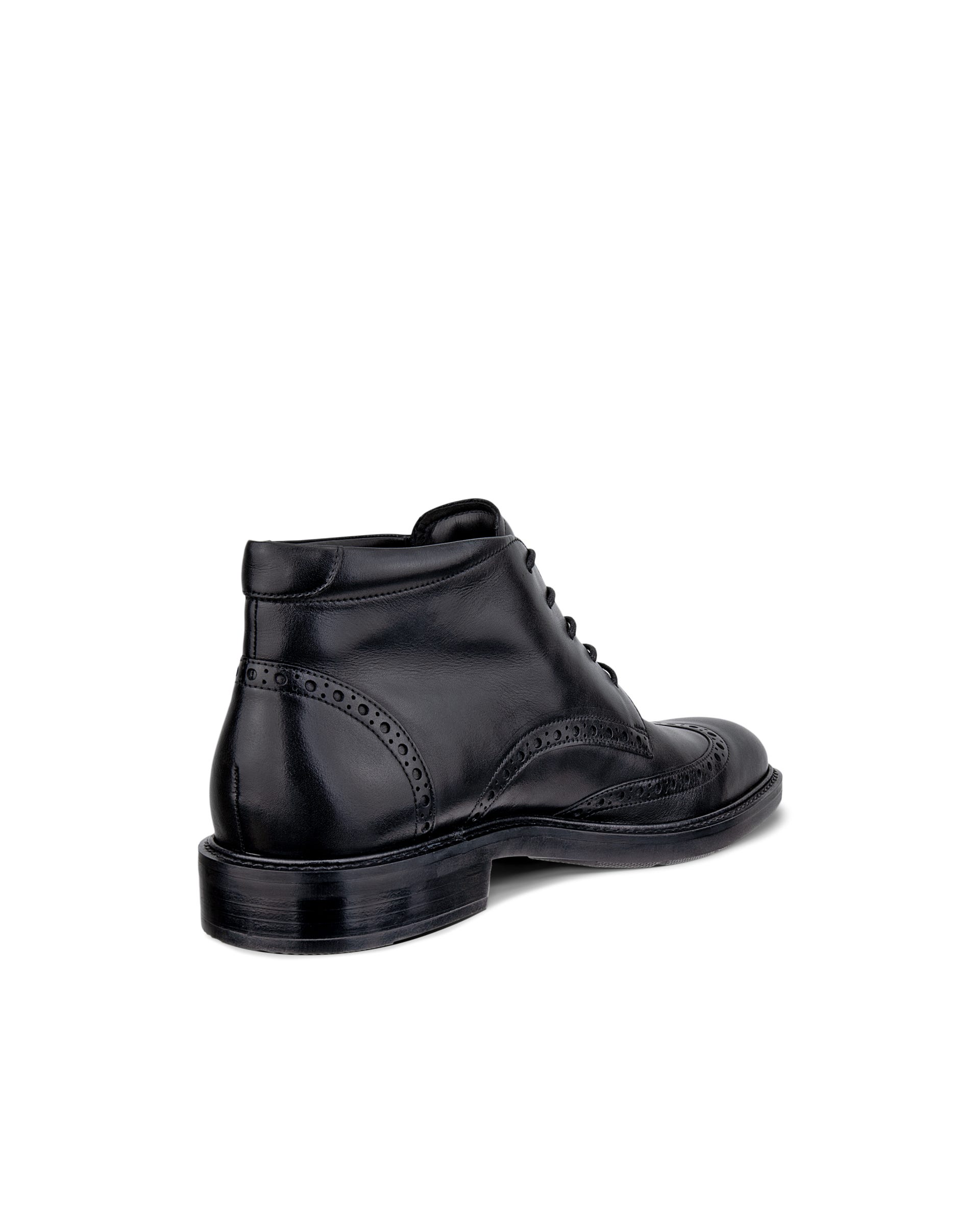 ECCO® METROPOLE PRAGUE Herren Ankle Boot aus Leder - Schwarz - Back