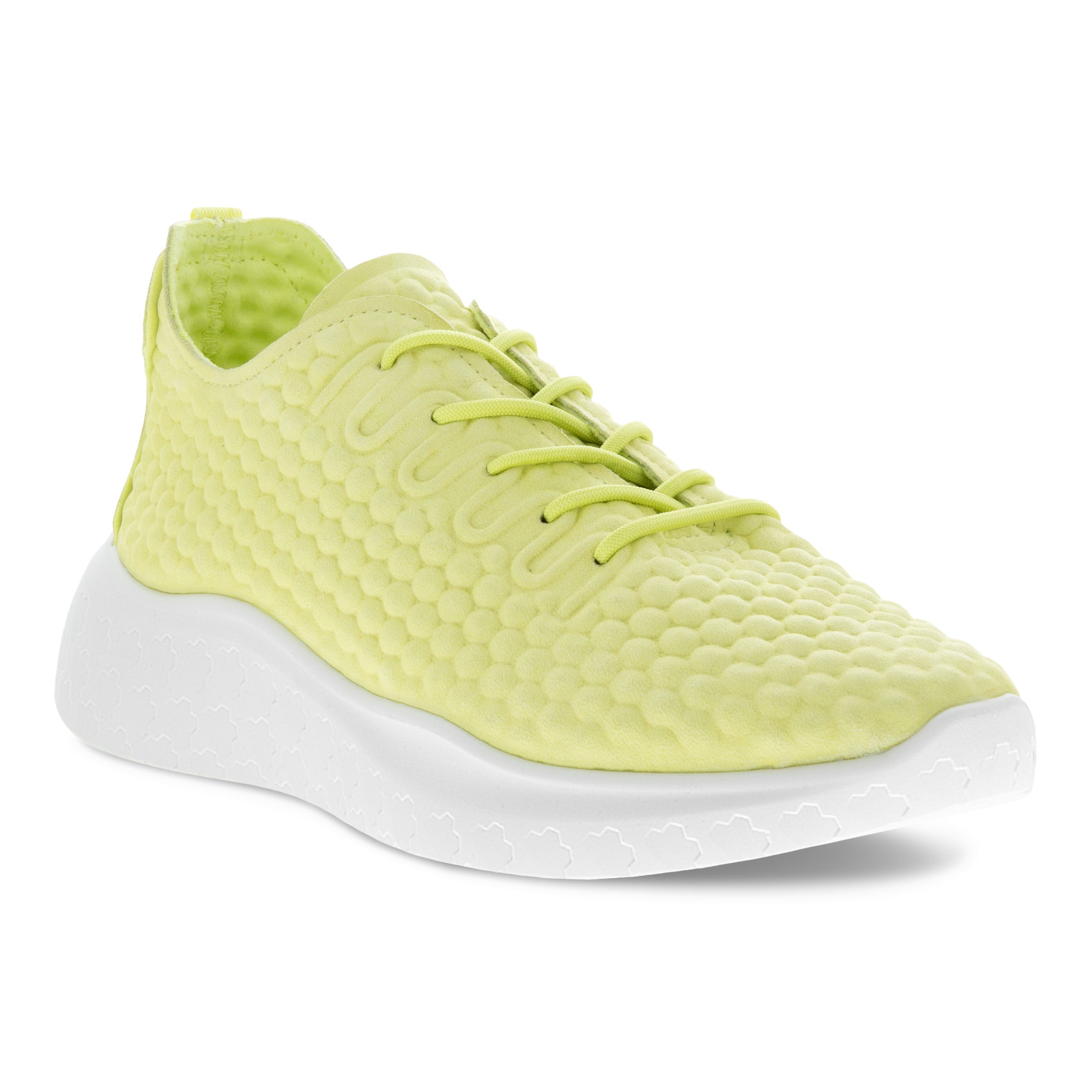 Women's ECCO® Therap Nubuck Sneaker - Yellow - Main