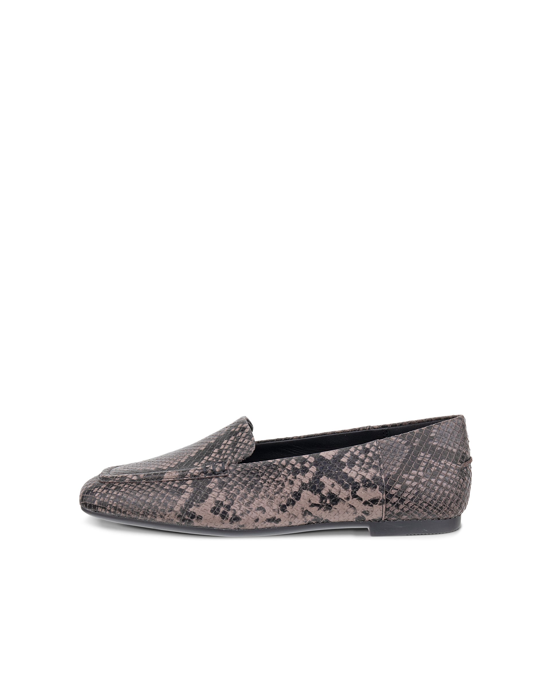 ECCO® MARGOT mocassins en cuir pour femme - Gris - Outside
