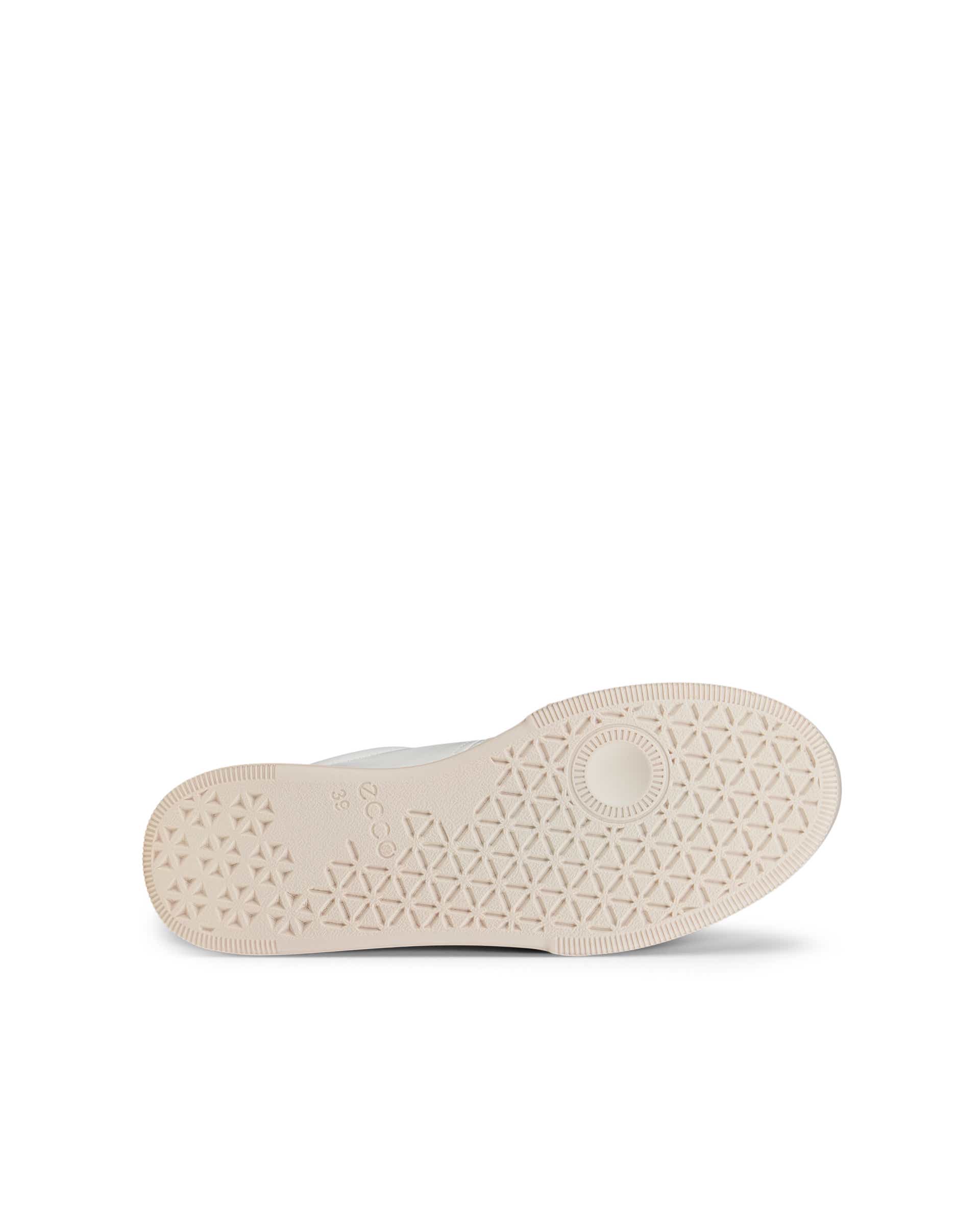 ECCO® Street Court baskets en cuir pour femme - Blanc - Sole