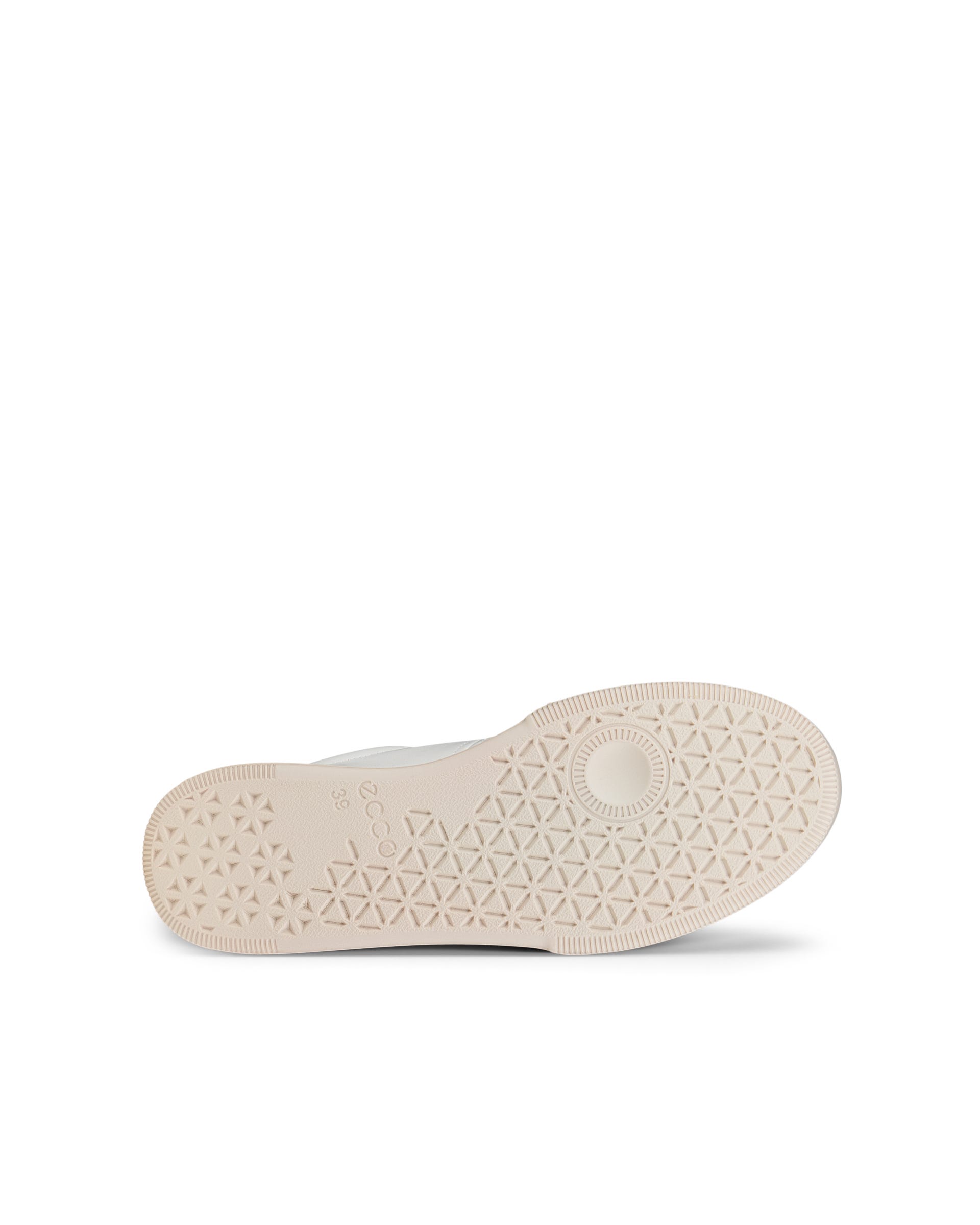 Women's ECCO® Street Court Leather Sneaker - White - Sole