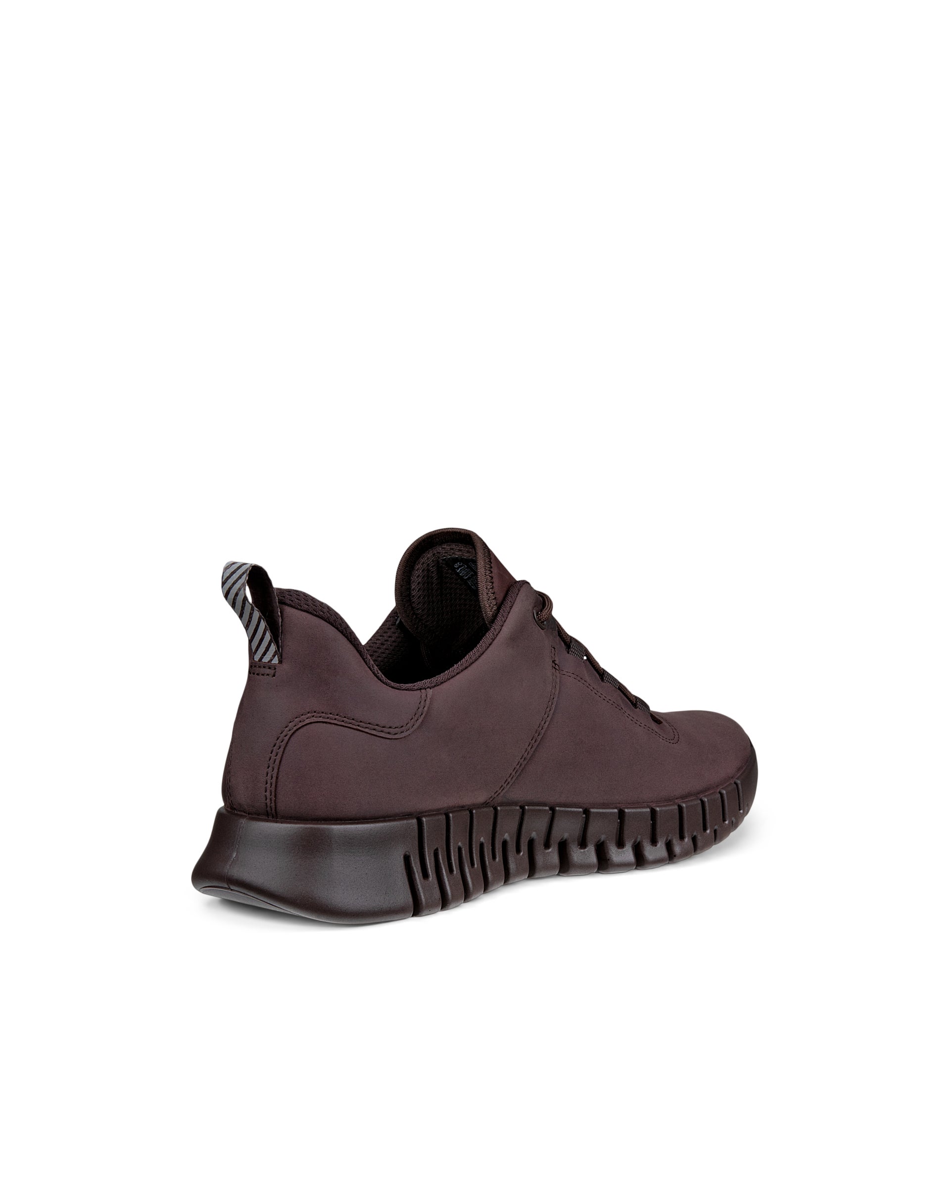 ECCO® GRUUV heren sneaker van nubuck met Gore-Tex - Bruin - Back