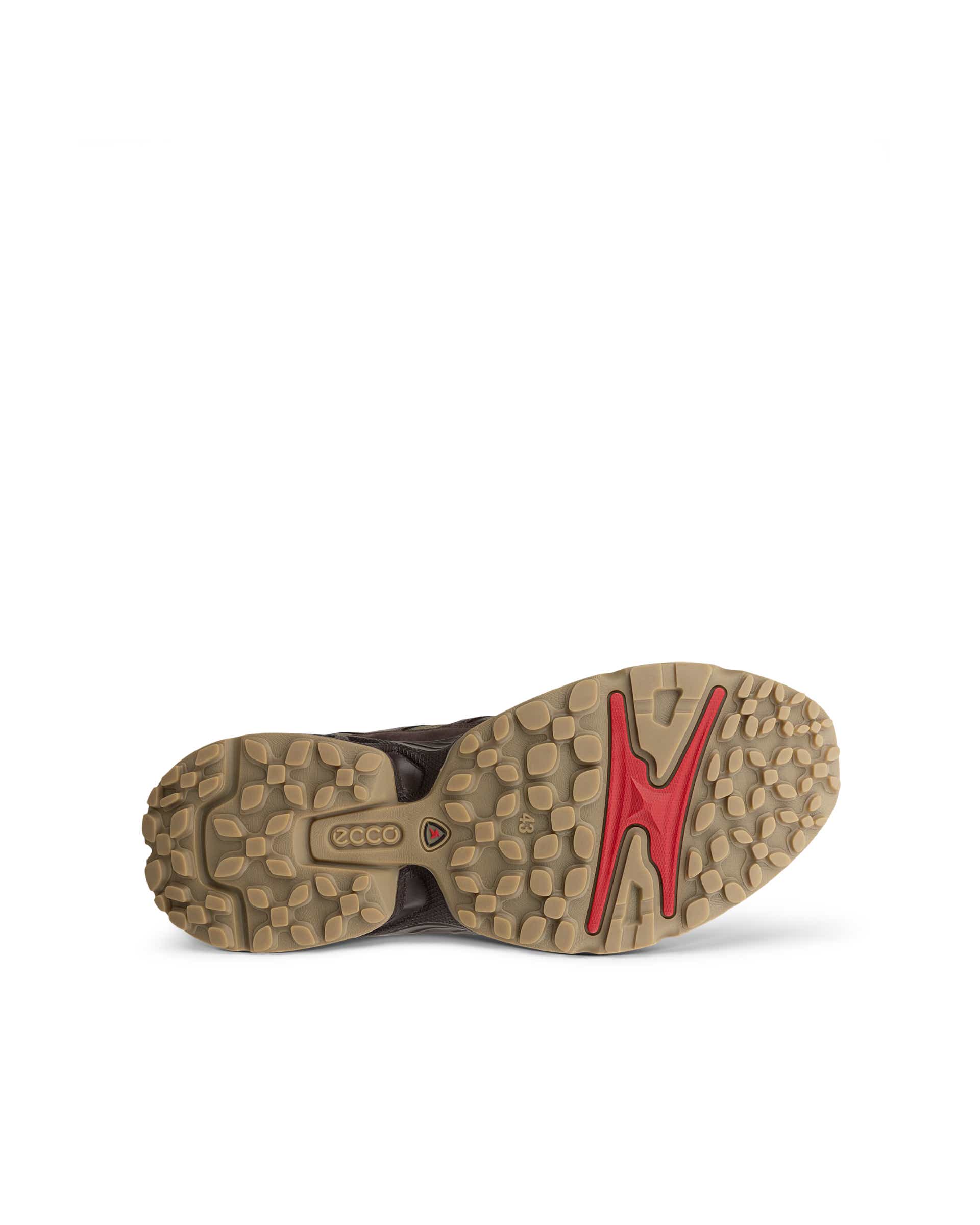 ECCO RECEPTOR XP MEN メンズ レザーシューズ - ブラウン - Sole