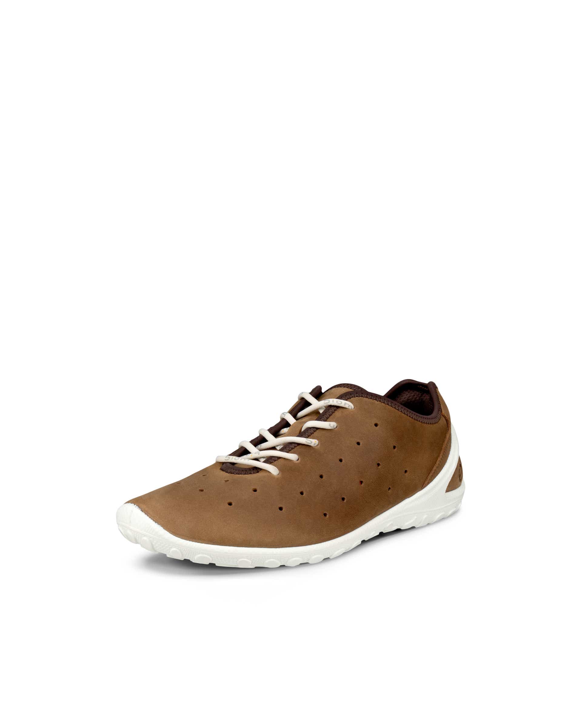 Męskie sznurowane buty z nubuku ECCO® BIOM EVERYDAY - Brązowy - Main