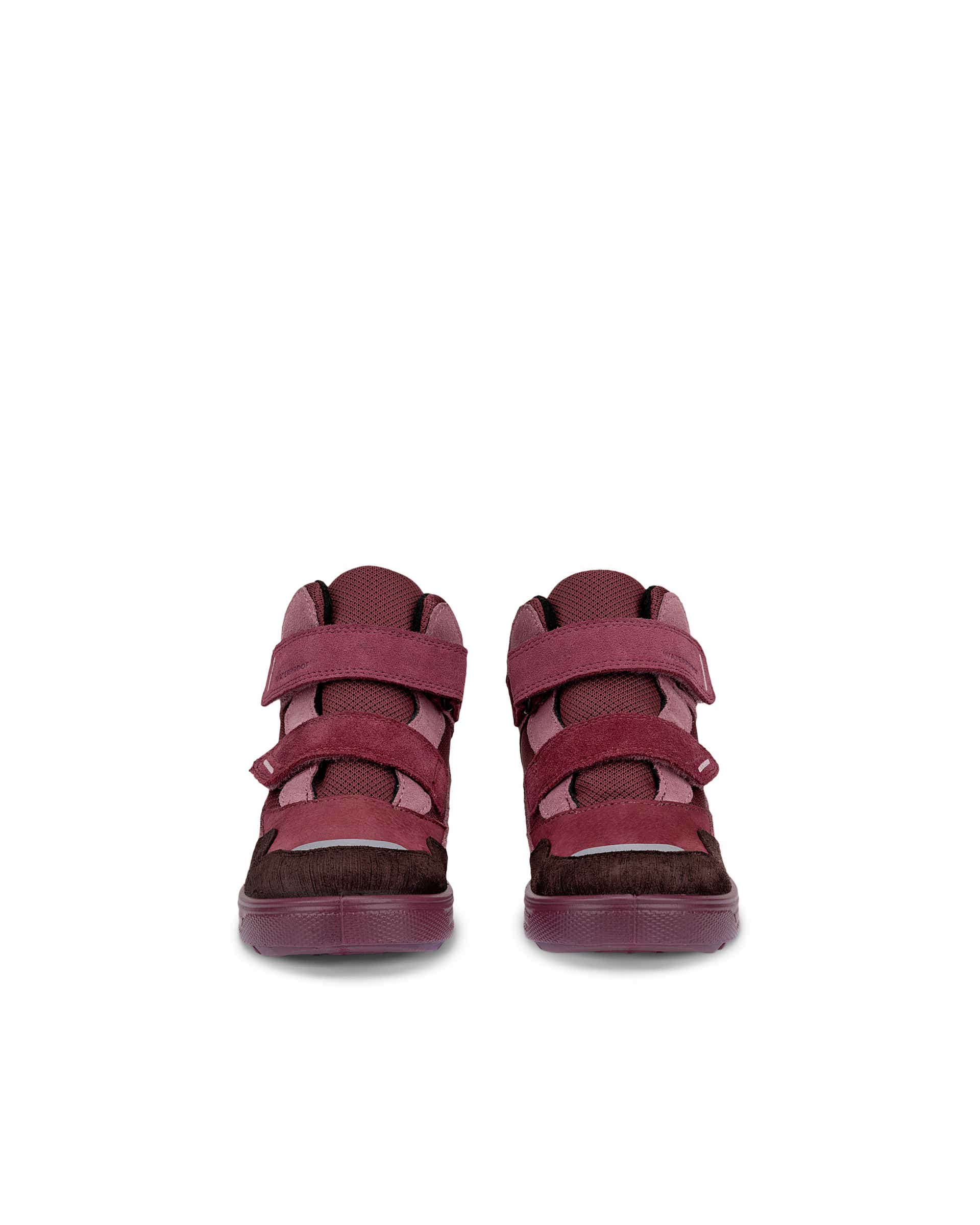 ECCO® URBAN SNOWBOARDER dječje vodootporne zimske platnene čizme - Ružičasta - Front pair