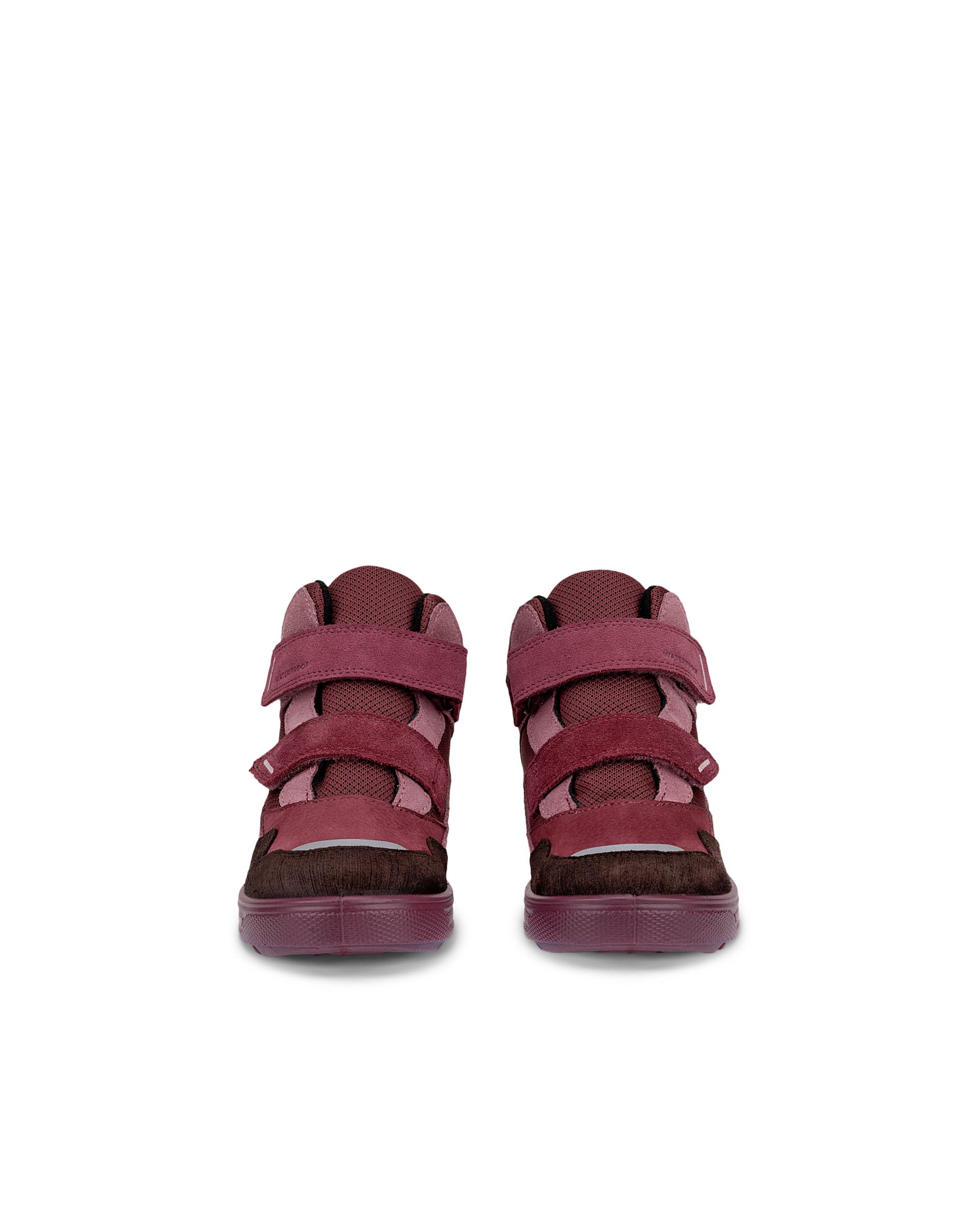 Dziecięce wodoodporne tekstylne buty zimowe ECCO® URBAN SNOWBOARDER - Różowy - Front pair