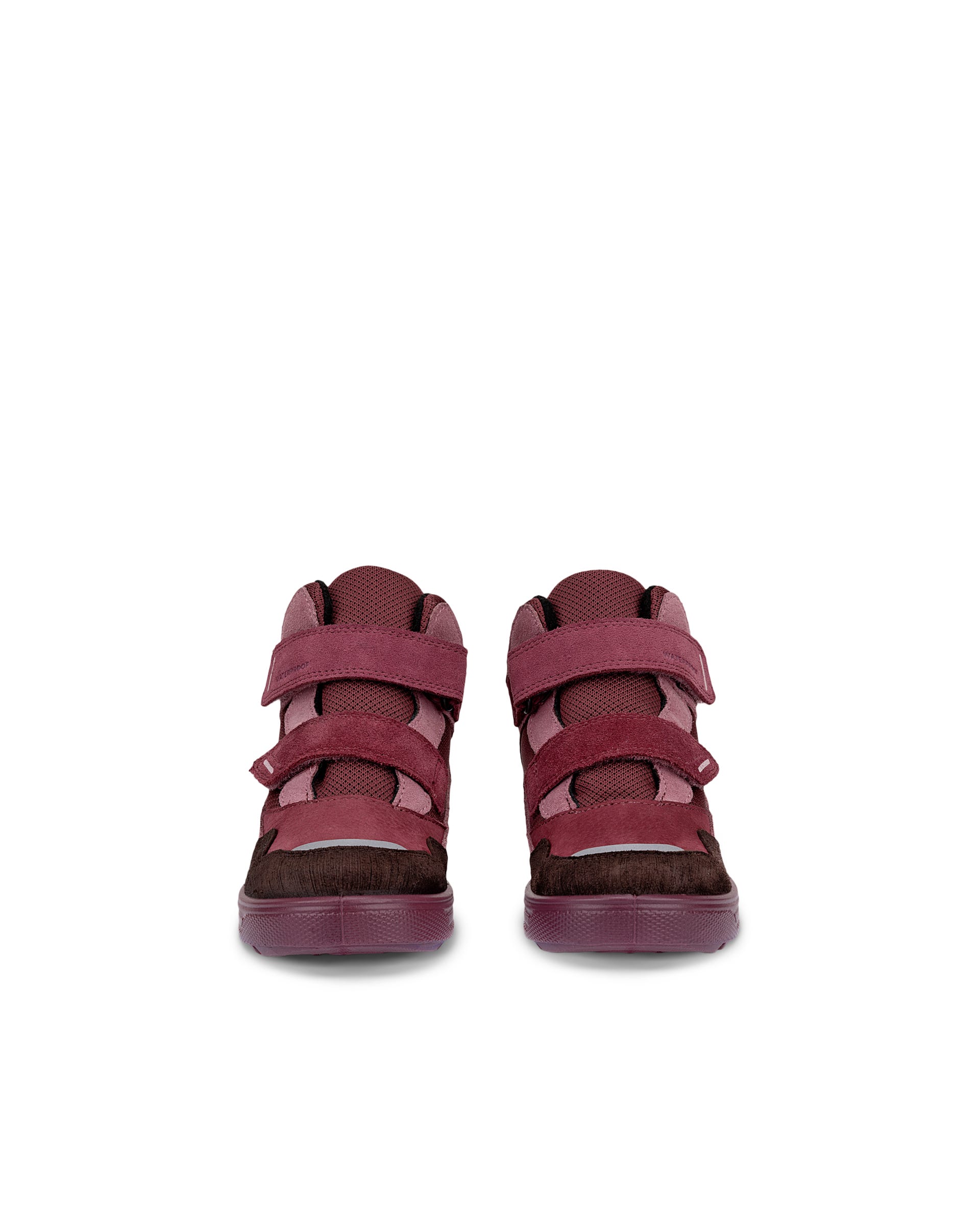 Dziecięce wodoodporne tekstylne buty zimowe ECCO® URBAN SNOWBOARDER - Różowy - Front pair