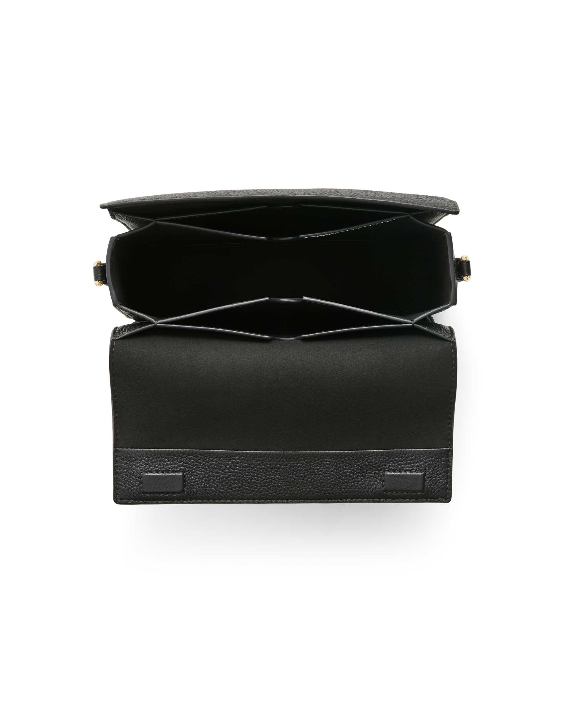 Skórzana torebka przez ramię ECCO® Pinch Bag - Czarny - Birdeye