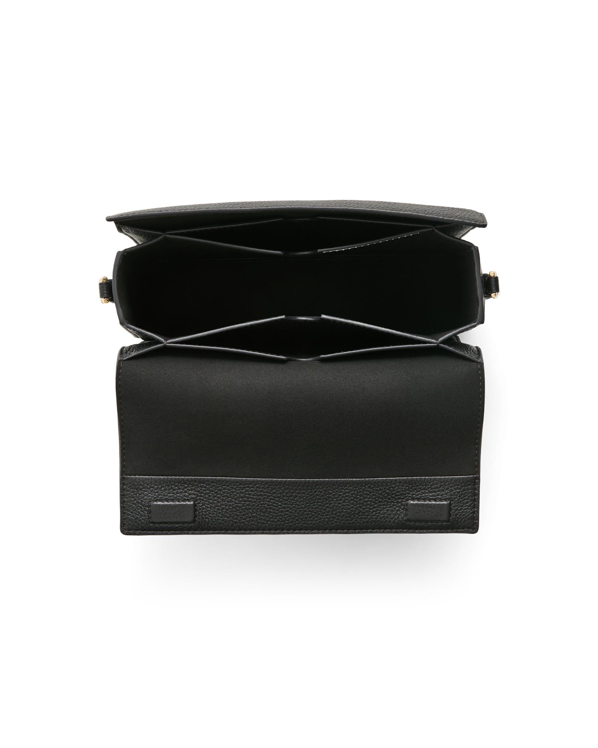 Skórzana torebka przez ramię ECCO® Pinch Bag - Czarny - Birdeye