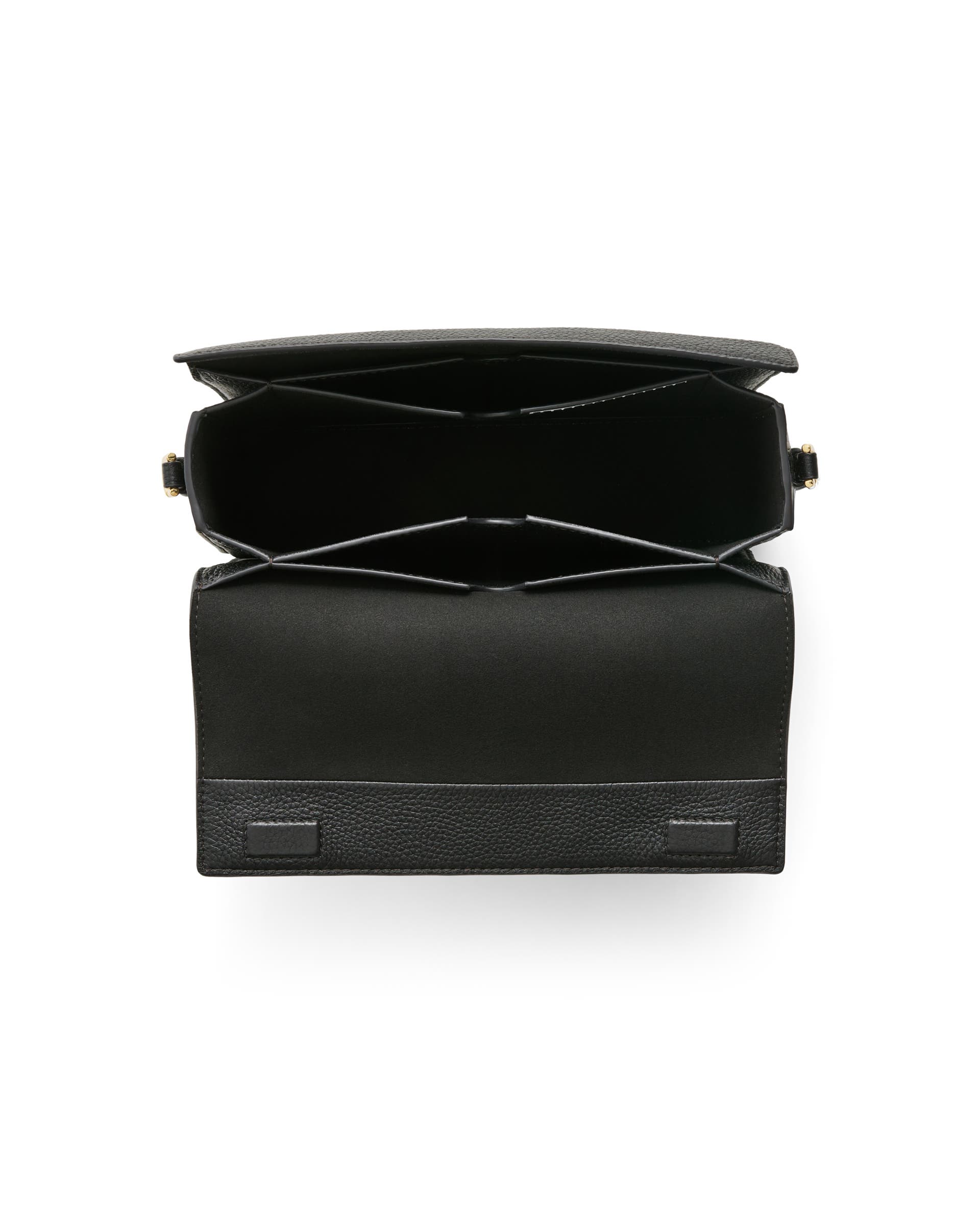 Skórzana torebka przez ramię ECCO® Pinch Bag - Czarny - Birdeye