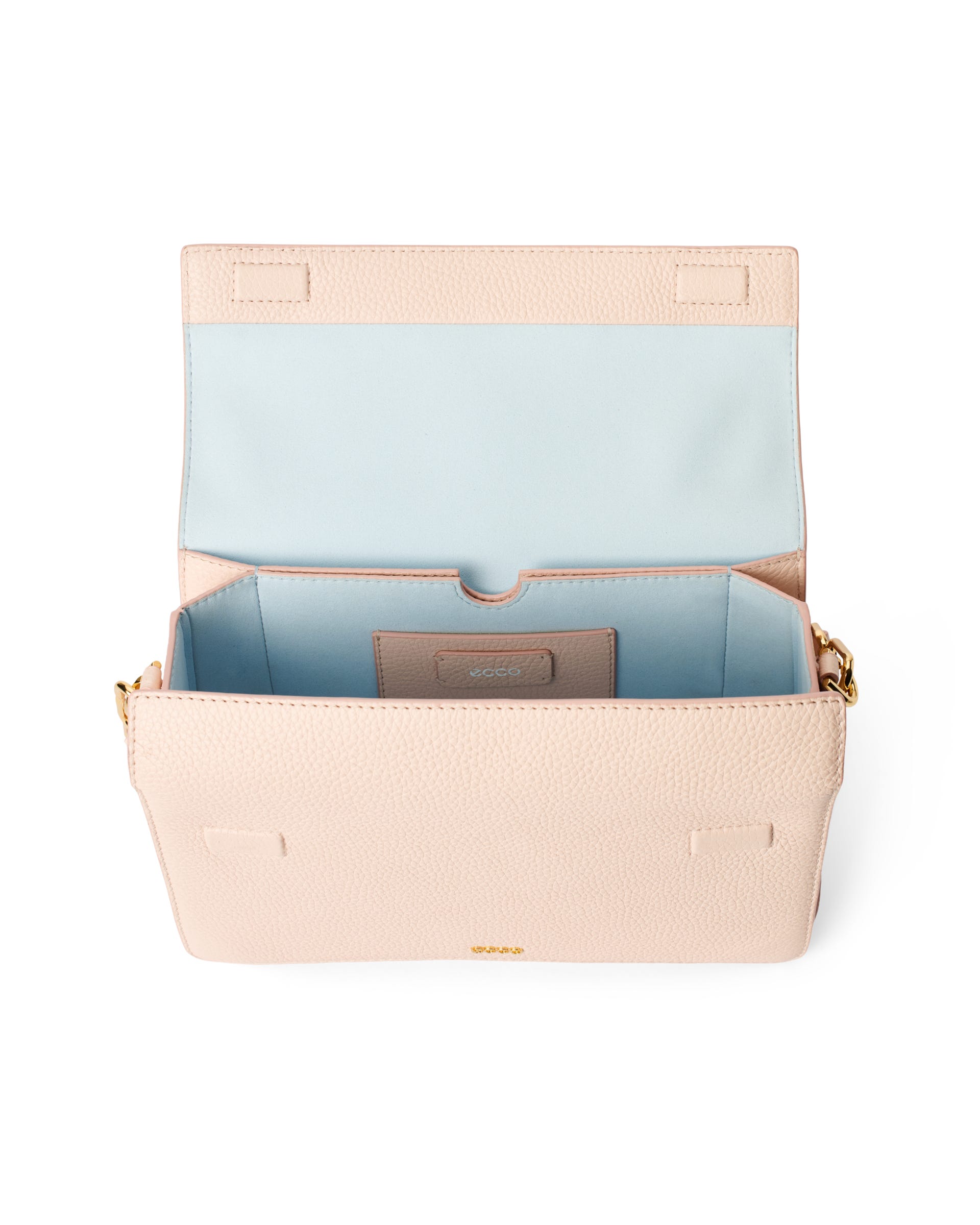 ECCO® PINCH leren crossbodytas - Roze - Inside