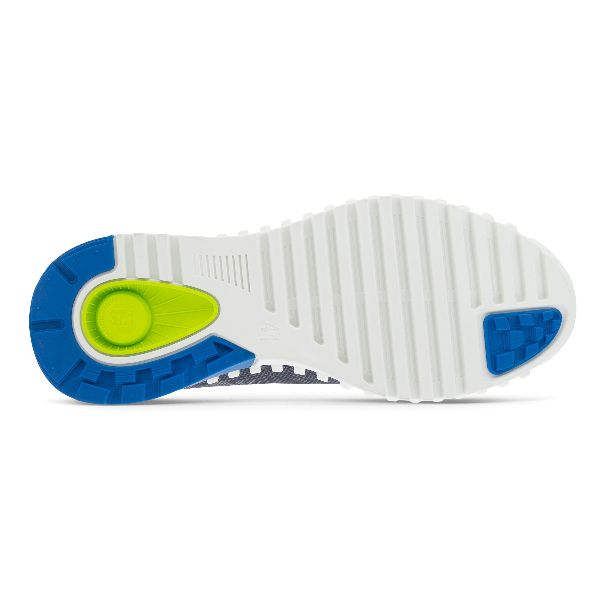 Men's ECCO® Zipflex Textile Sneaker - Blue - Sole