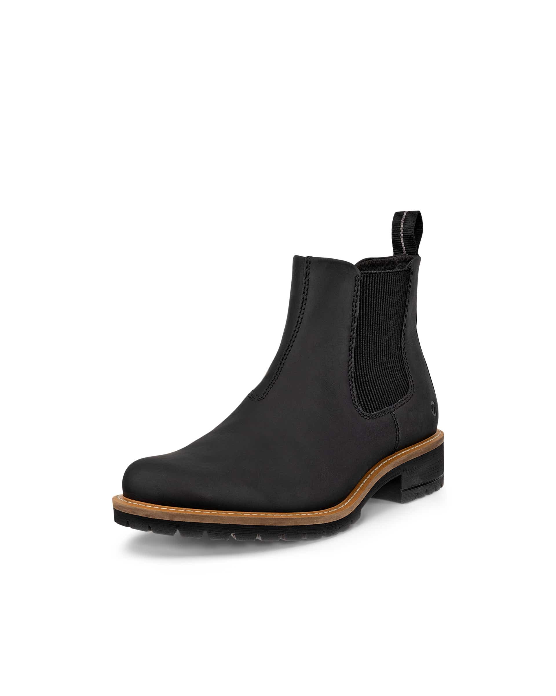 ECCO® ELAINA Damen Chelsea Boot aus Nubukleder - Schwarz - Main