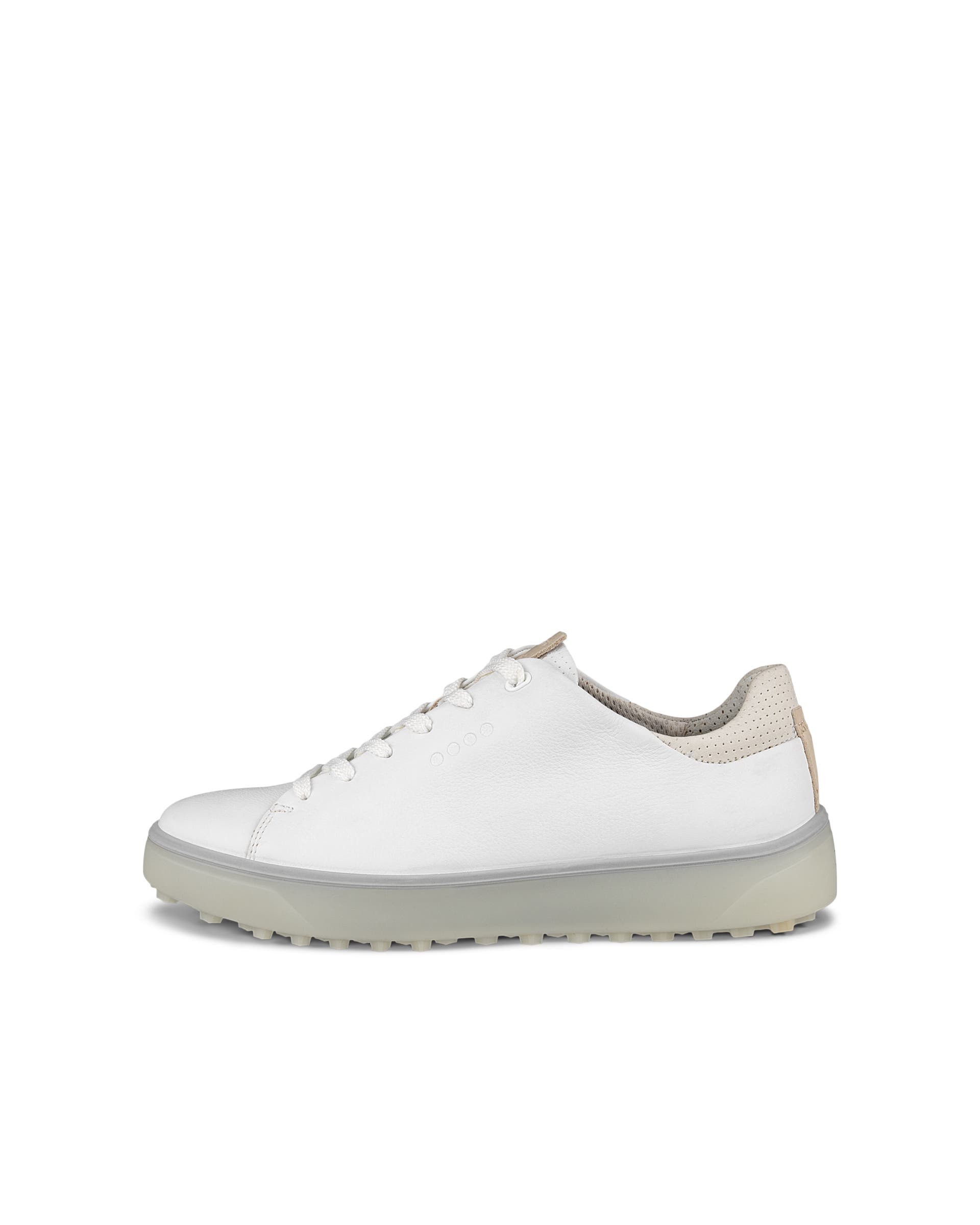 【美品】エコー golf tray レザーゴルフシューズ スパイクレス シルバー Women's ECCO® Golf Tray Leather Golf Shoe | Metallics
