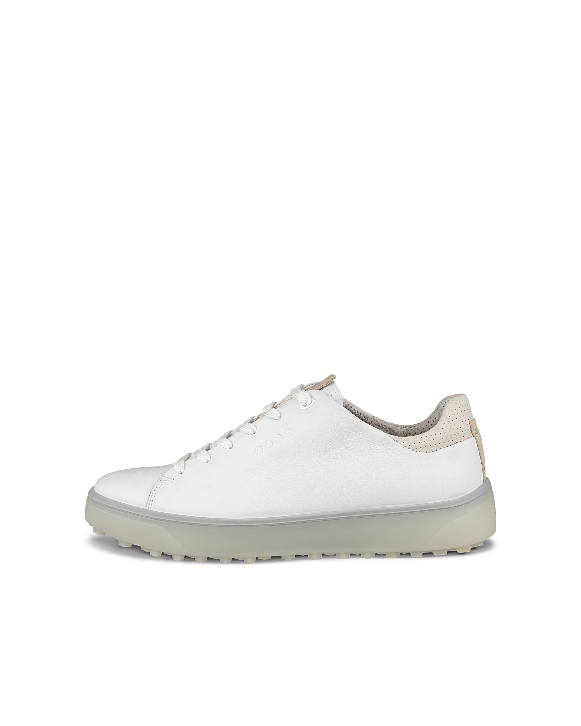 Women's ECCO® Golf Tray Leather Golf Shoe | White