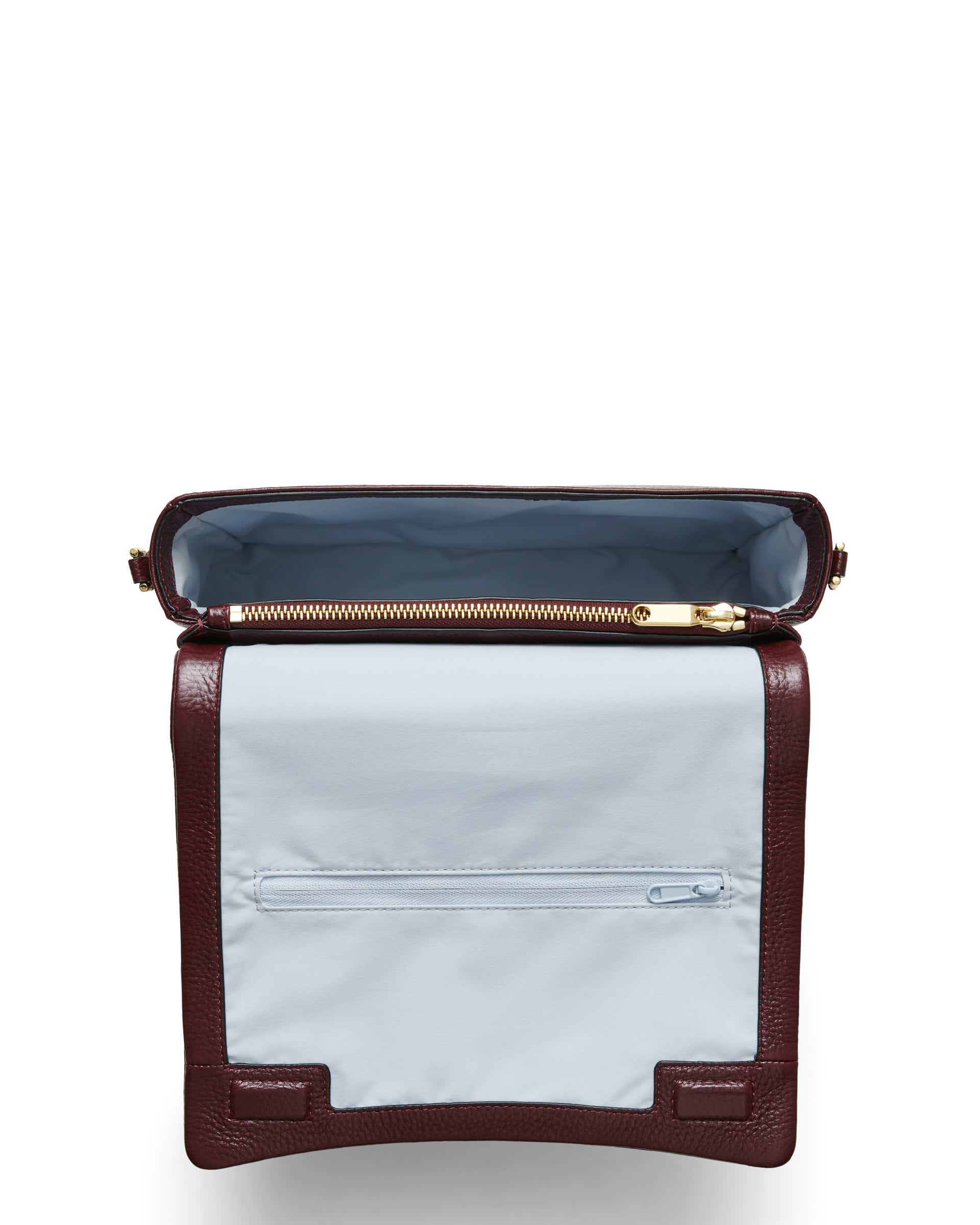 ECCO Pinch Large Soft Shine Pebbled レザークロスボディバッグ - レッド - Birdeye