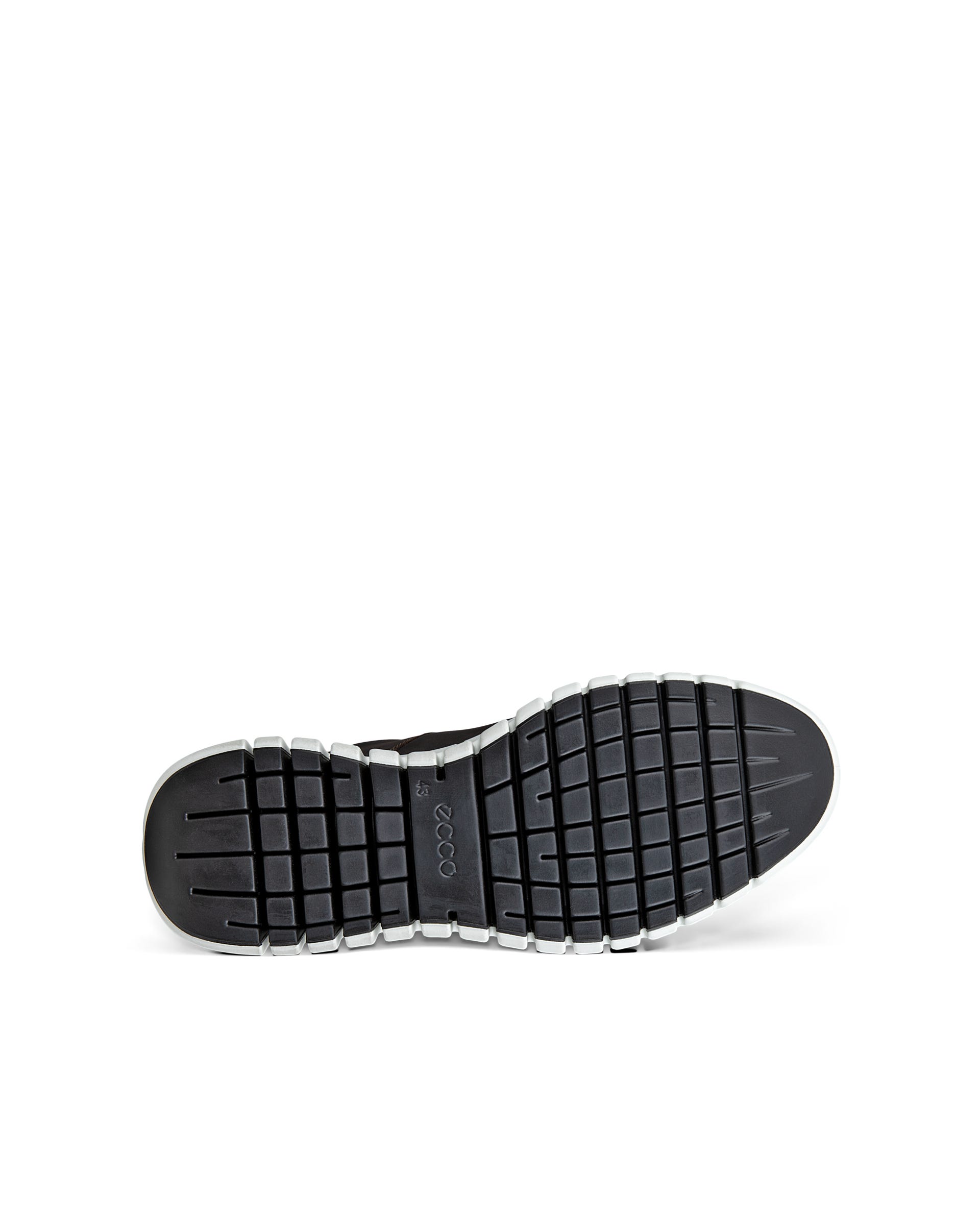 Men's ECCO® Gruuv Nubuck Sneaker - Brown - Sole