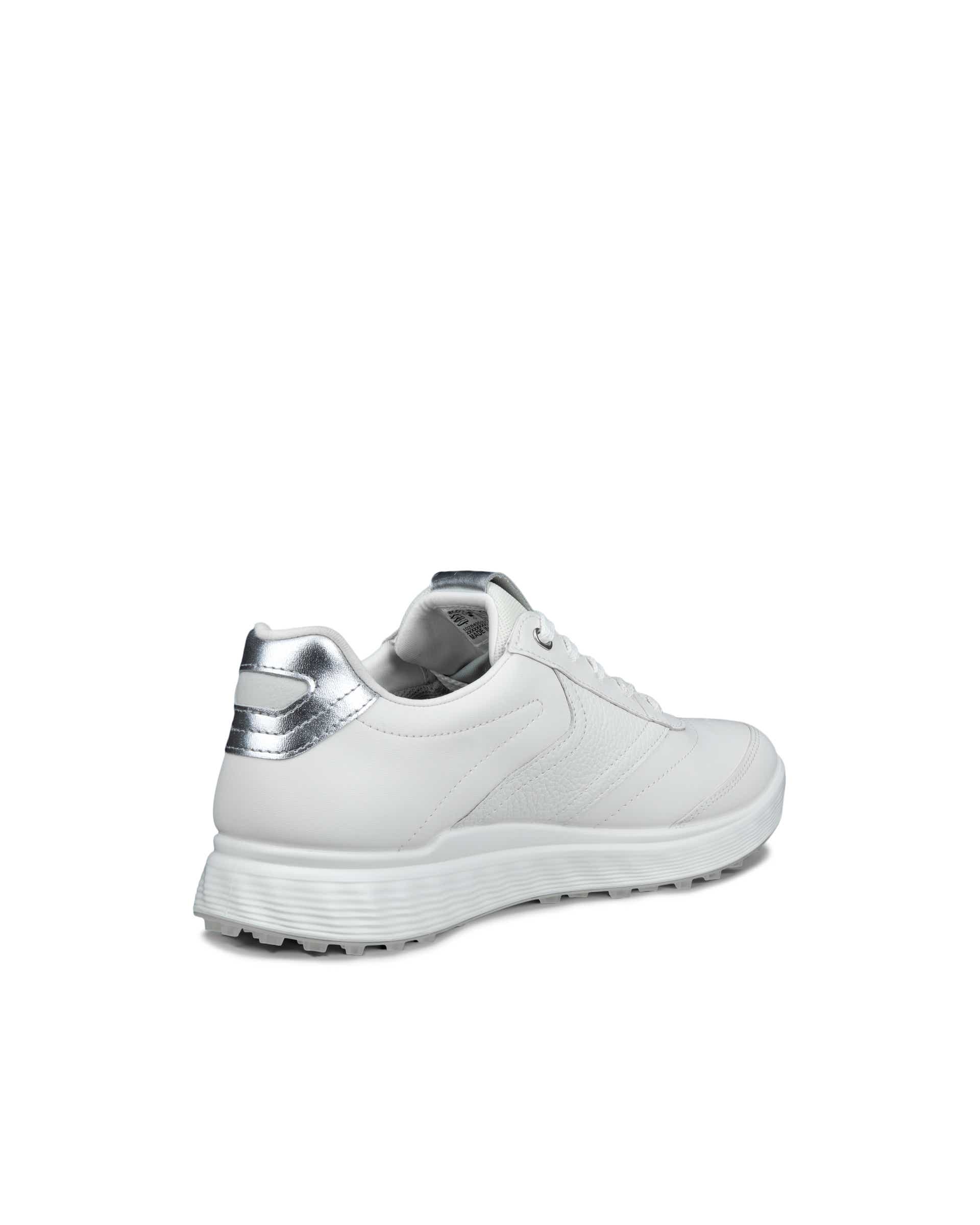 ECCO GOLF S-CASUAL HYBRID Women ウィメンズ レザーウォータープルーフゴルフシューズ - ホワイト - Back