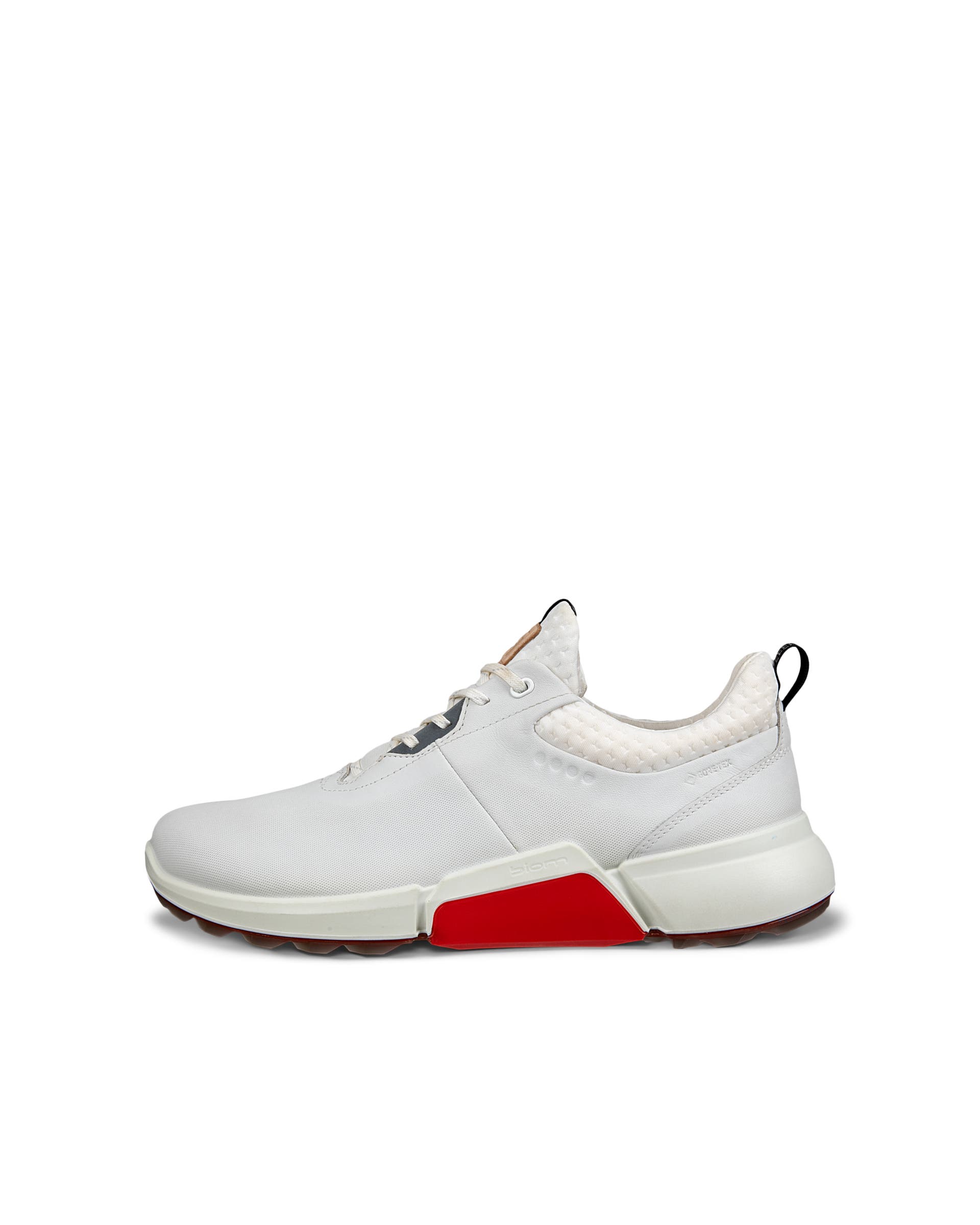 ECCO Golf BIOM H4 メンズ レザーGore-Texゴルフシューズ - ホワイト - Outside