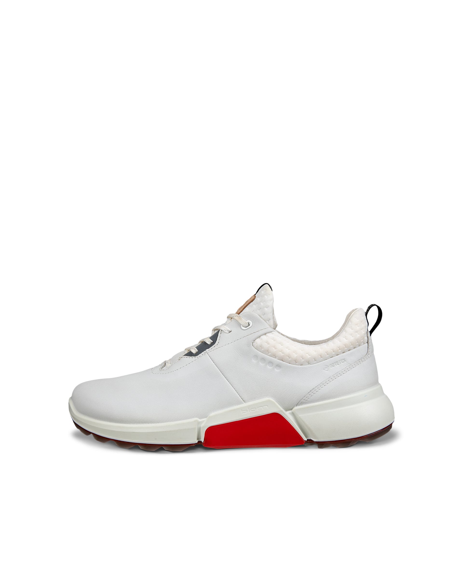 ECCO Golf BIOM H4 メンズ レザーGore-Texゴルフシューズ - ホワイト - Outside