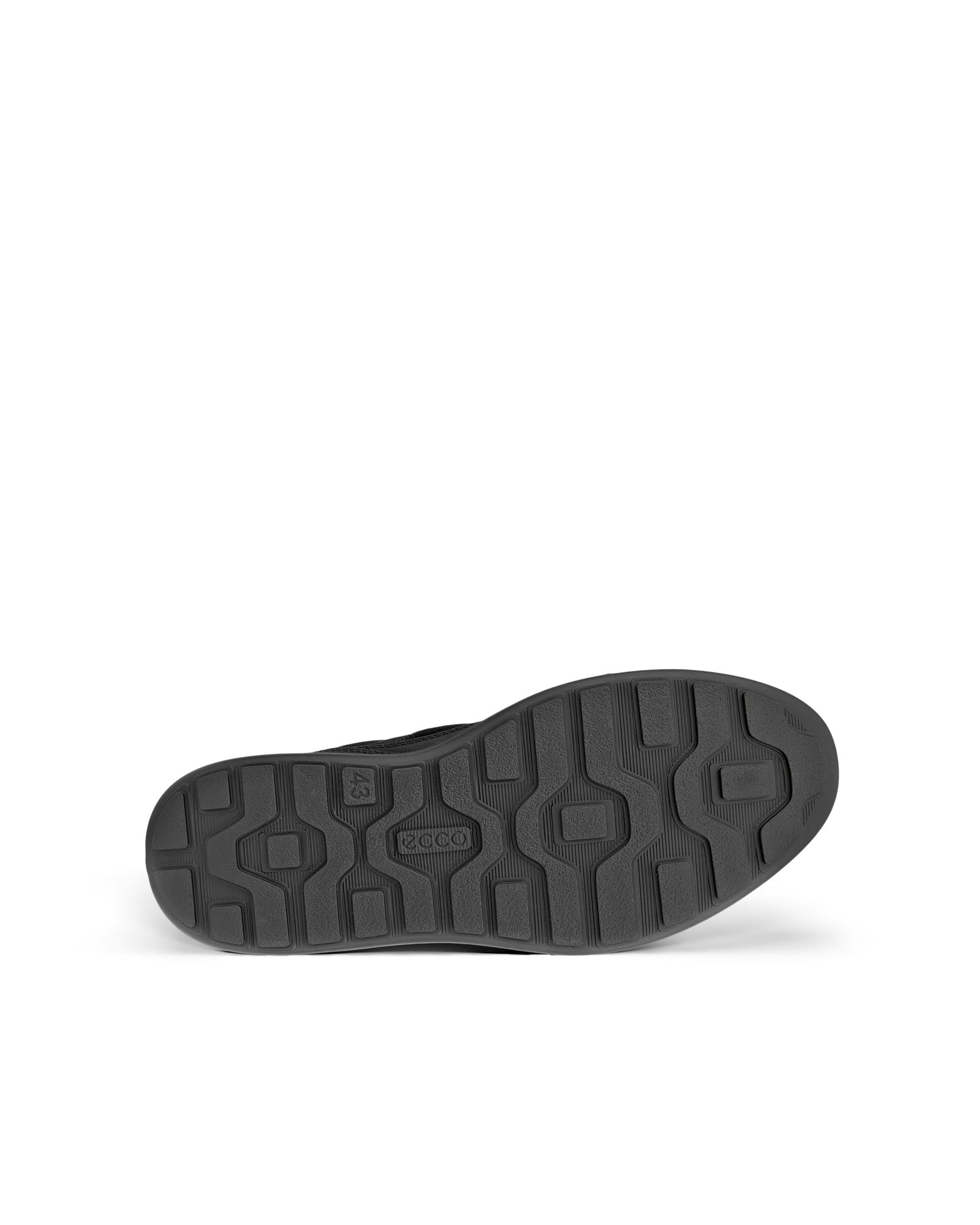 Męskie tekstylne sneakersy ECCO® BYWAY 2.0 - Czarny - Sole