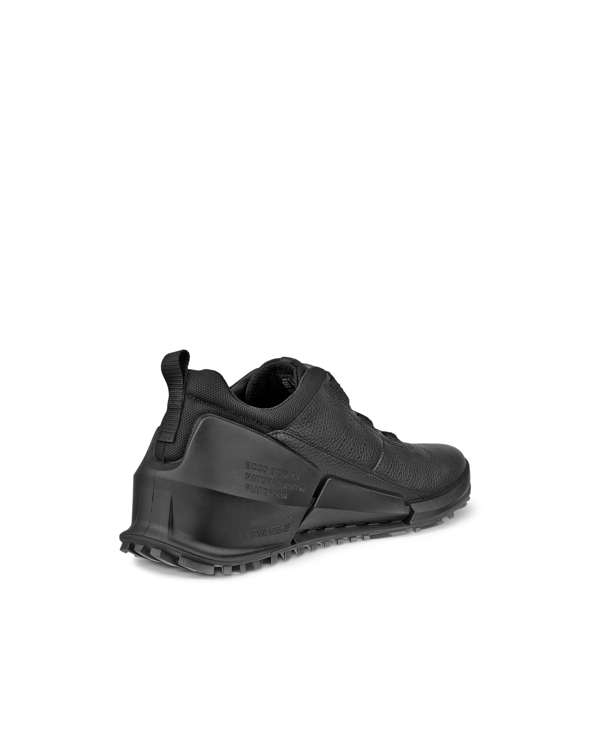 Men's ECCO® BIOM 2.0 Leather Sneaker - Black - Back