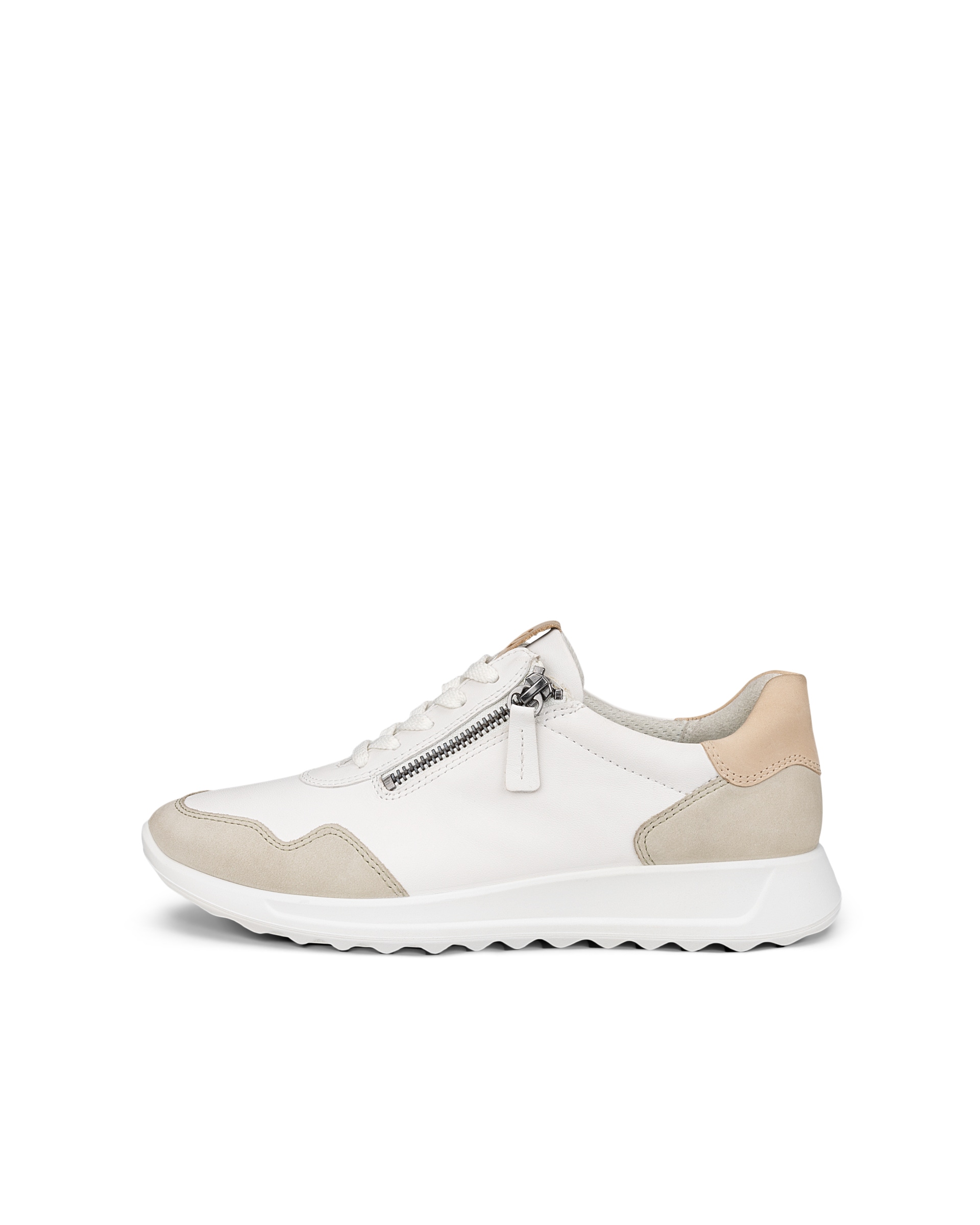 ECCO® Flexure Runner Dames leren sneaker - Wit - Outside