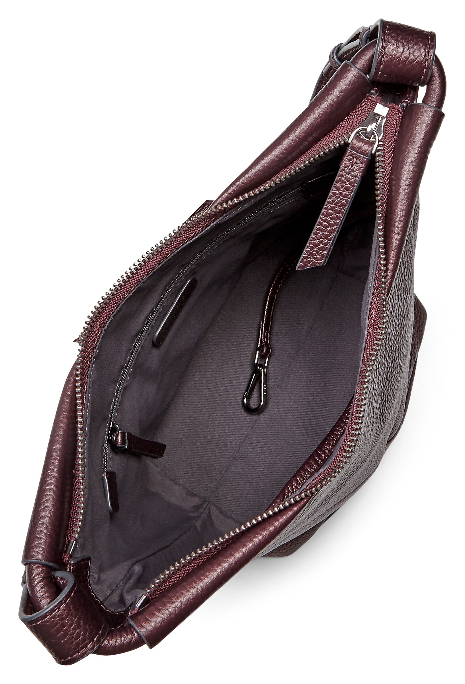 ECCO® Linnea Leather Crossbody Bag - Metallics - Inside