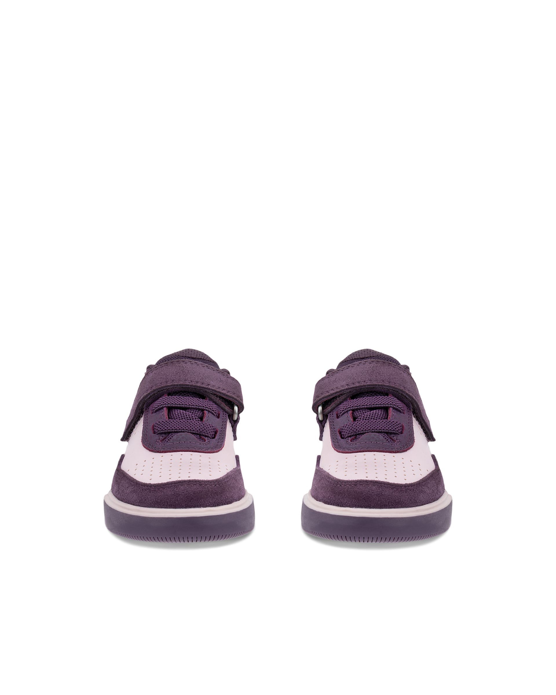 ECCO® STREET COURT K gyerek bőr sneaker - Lila - Outside