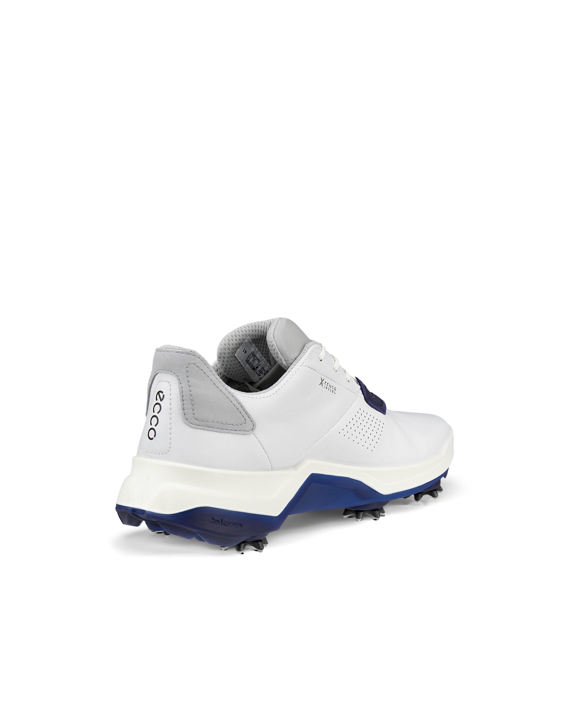 ECCO Golf BIOM G5 メンズ レザーGore-Texゴルフスパイク - ホワイト - Back
