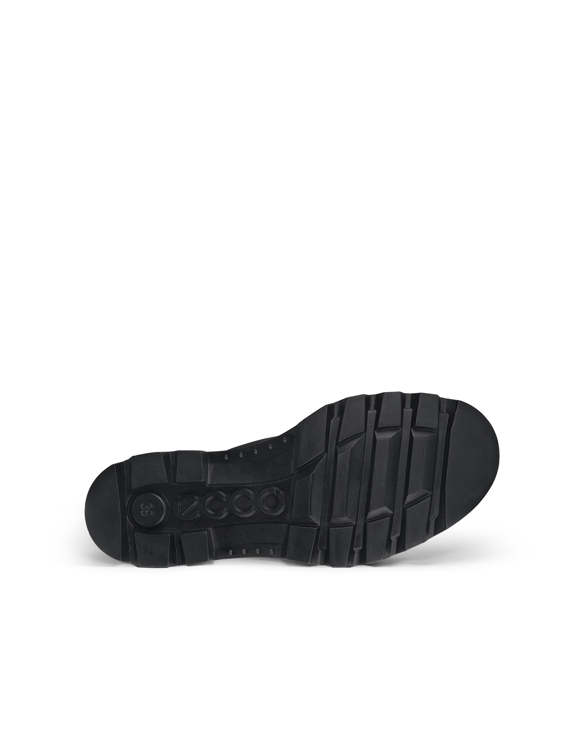 ECCO GRAINER WOMEN ウィメンズ レザーシューズ - ブラック - Sole