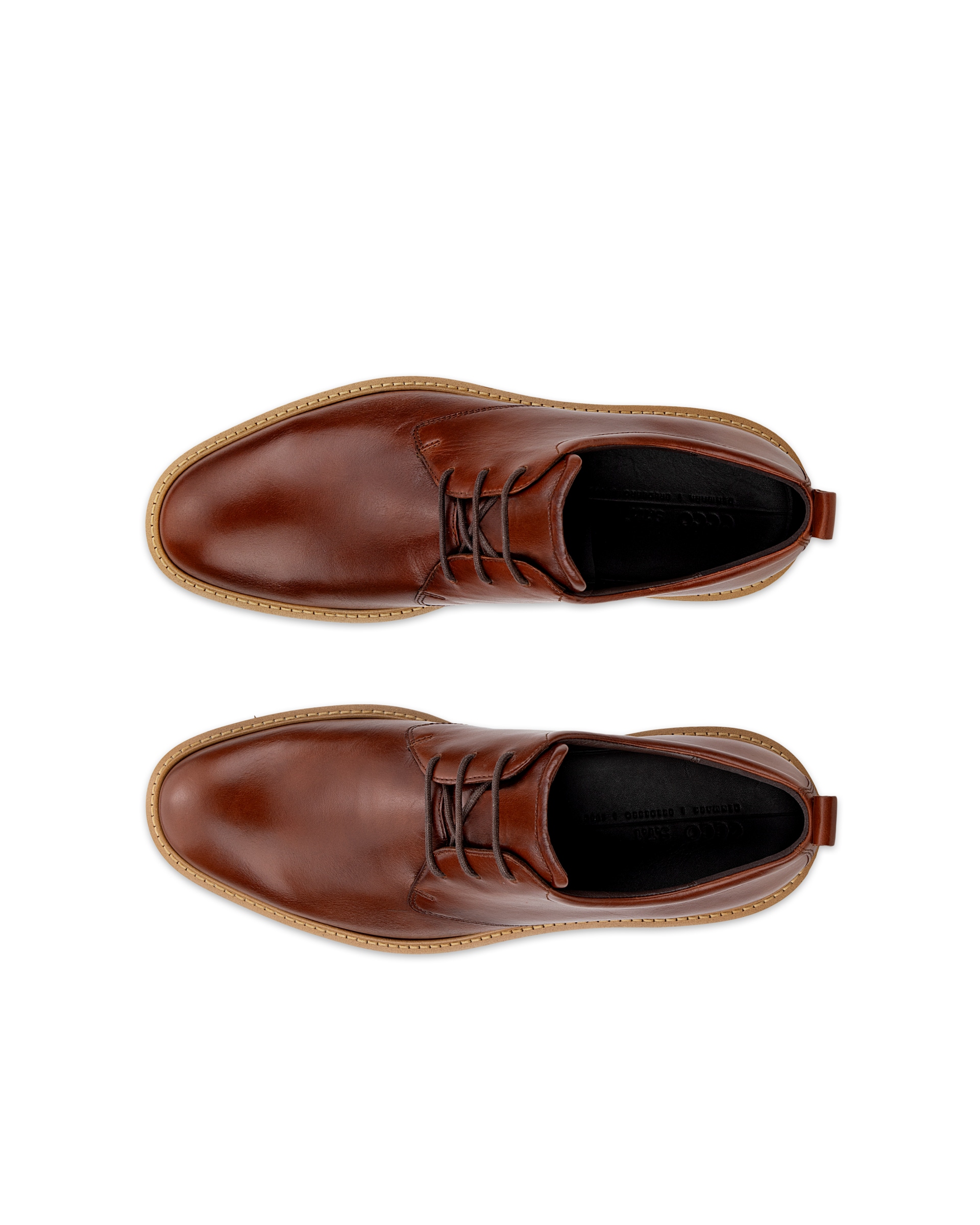 ECCO® ST.1 Hybrid muške kožne cipele derby - Smeđa - Top left pair
