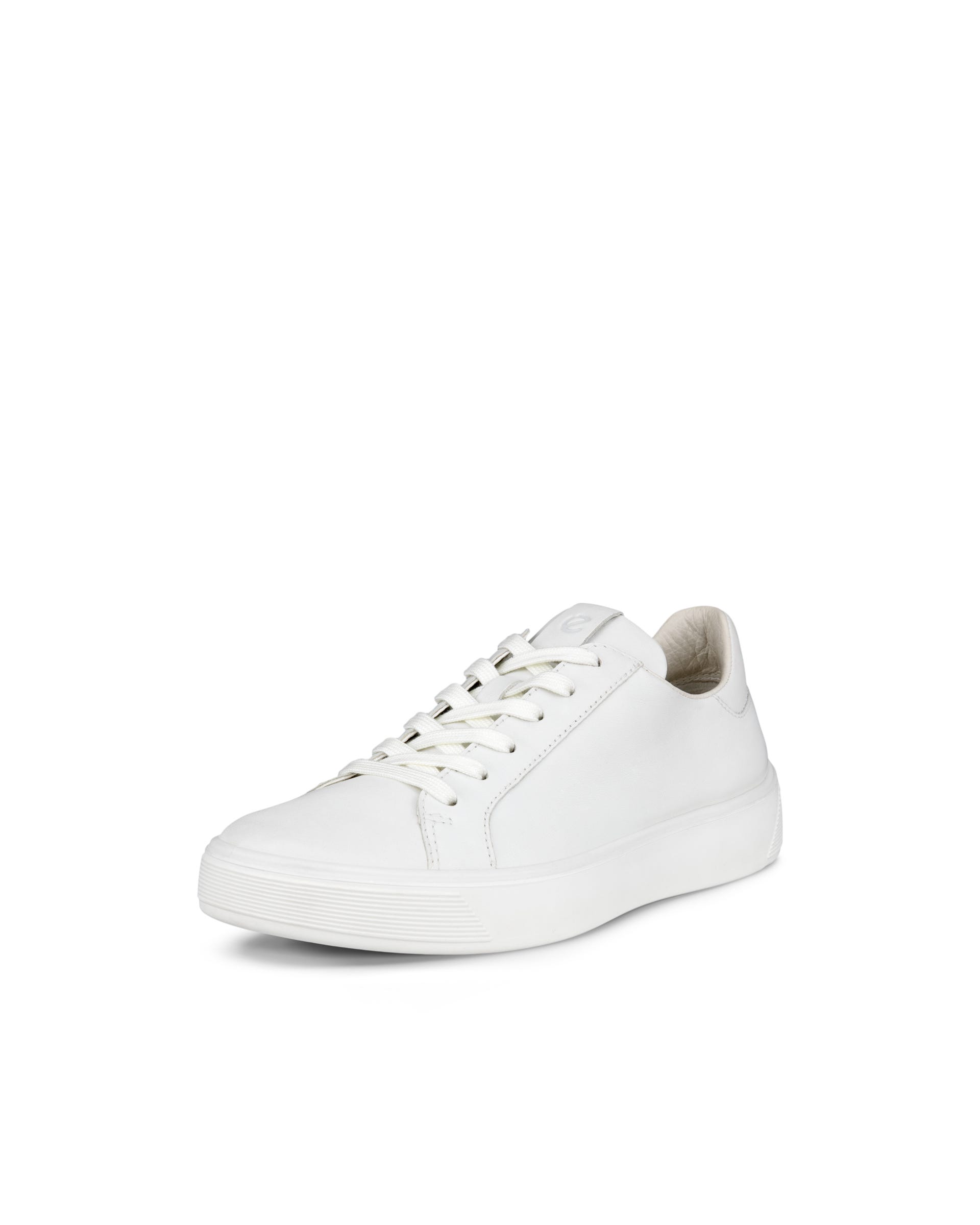 ECCO® Street Tray Damen Ledersneaker - Weiß - Main