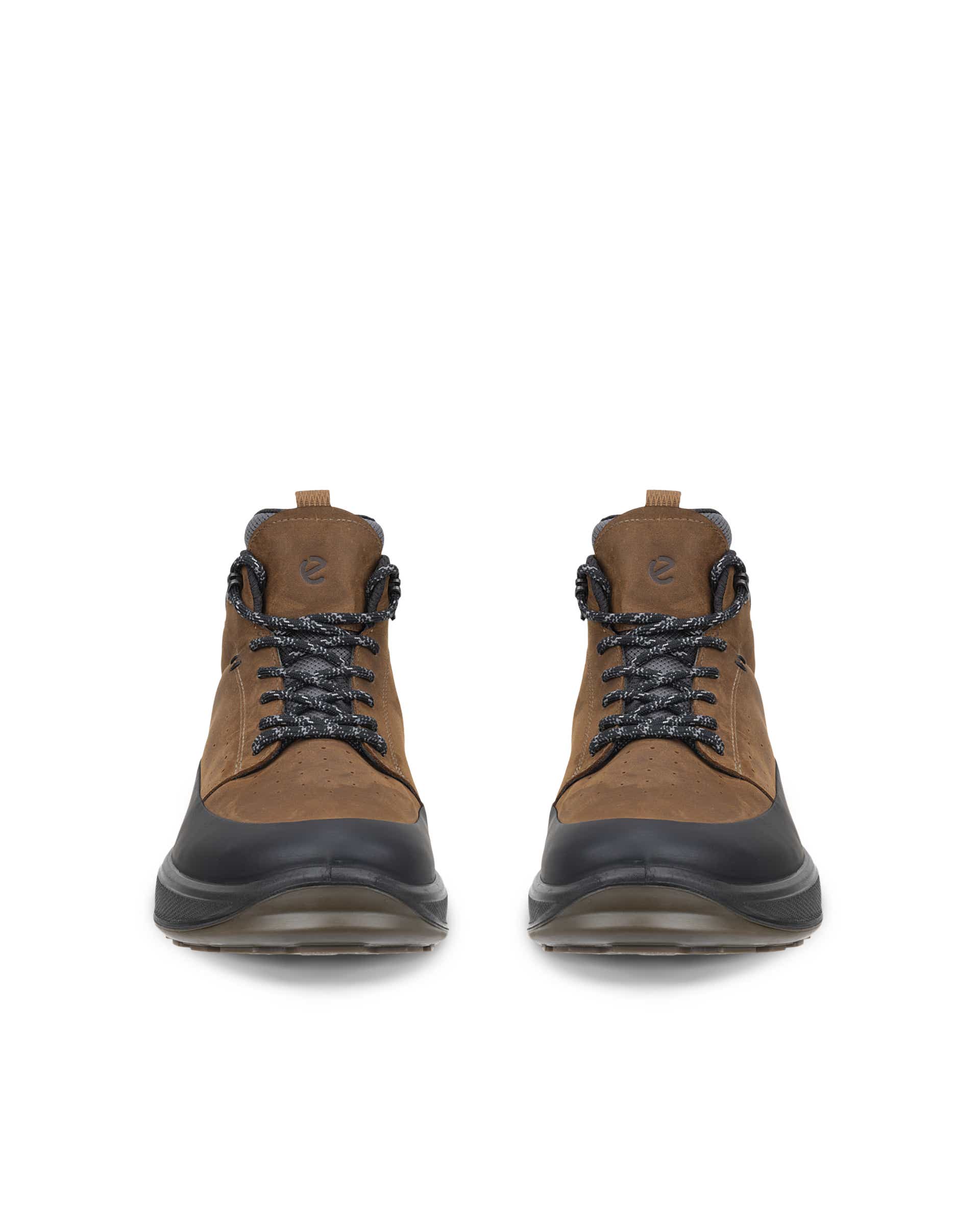 Men's ECCO® Byway 2.0 Leather Waterproof Boot - Brown - Front pair