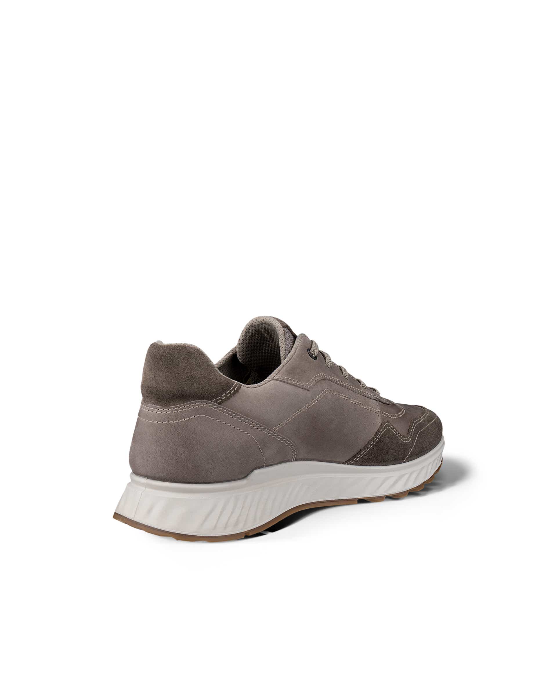 ECCO® EXOSTRIDE herre sneakers nubuk - Grå - Back