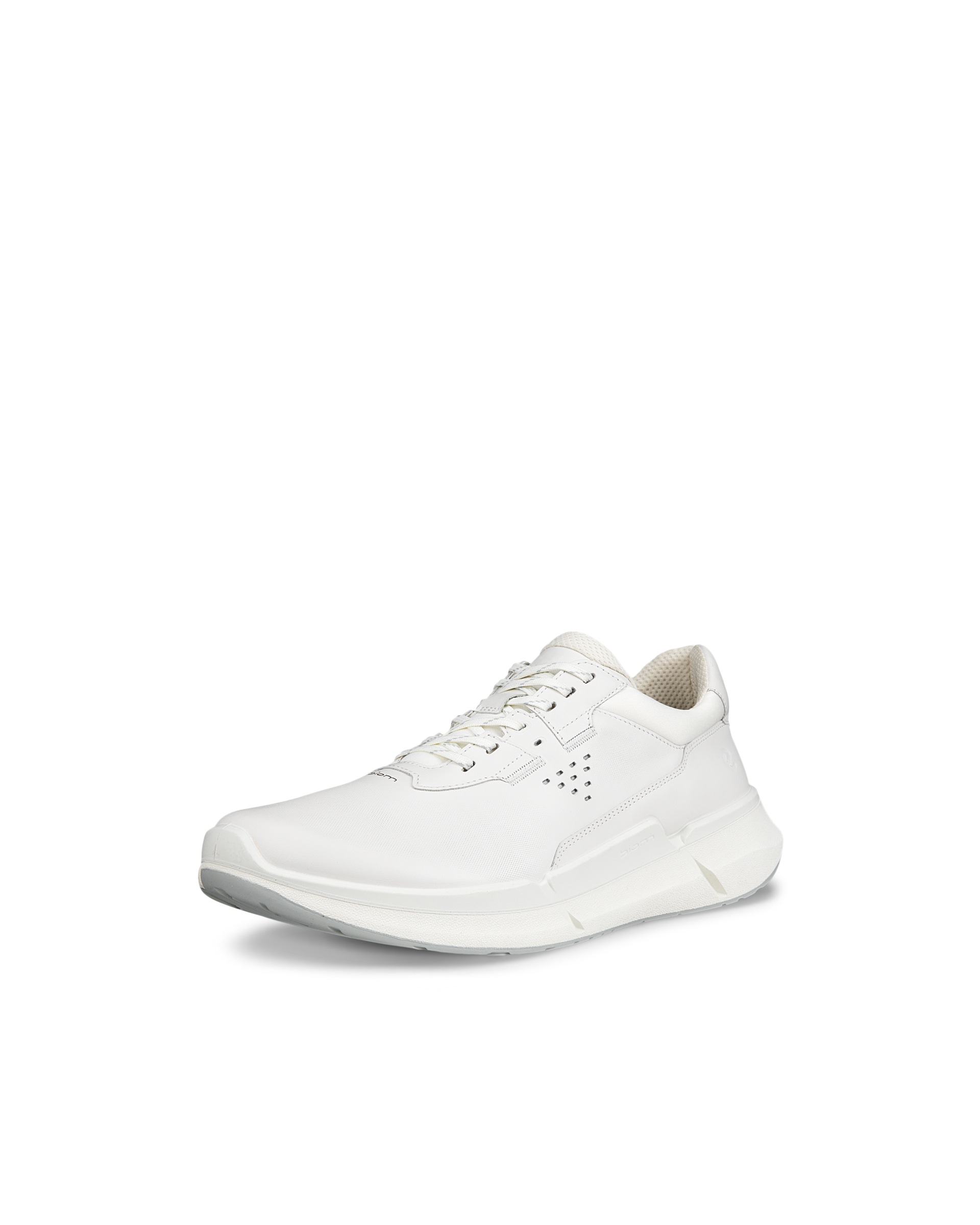 Men's ECCOยฎ Biom 2.2 Leather Sneaker - White - Main