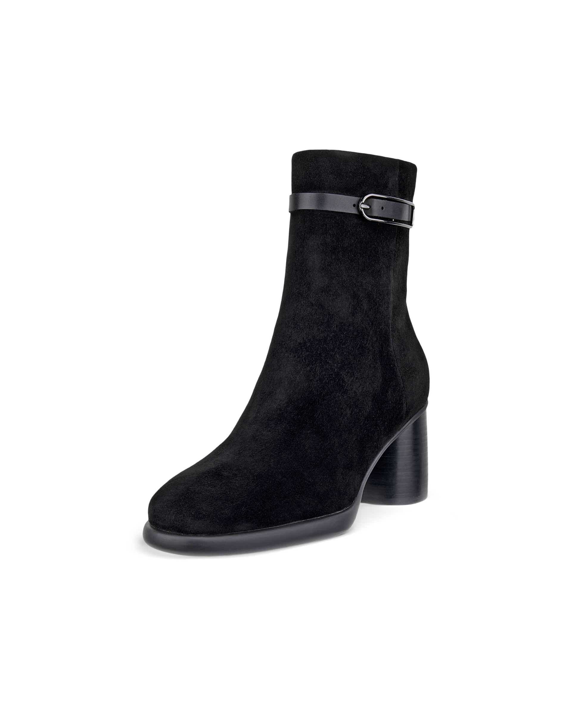 Women's ECCO® SCULPTED LX 55 Suede Ankle Boot - Black - Main