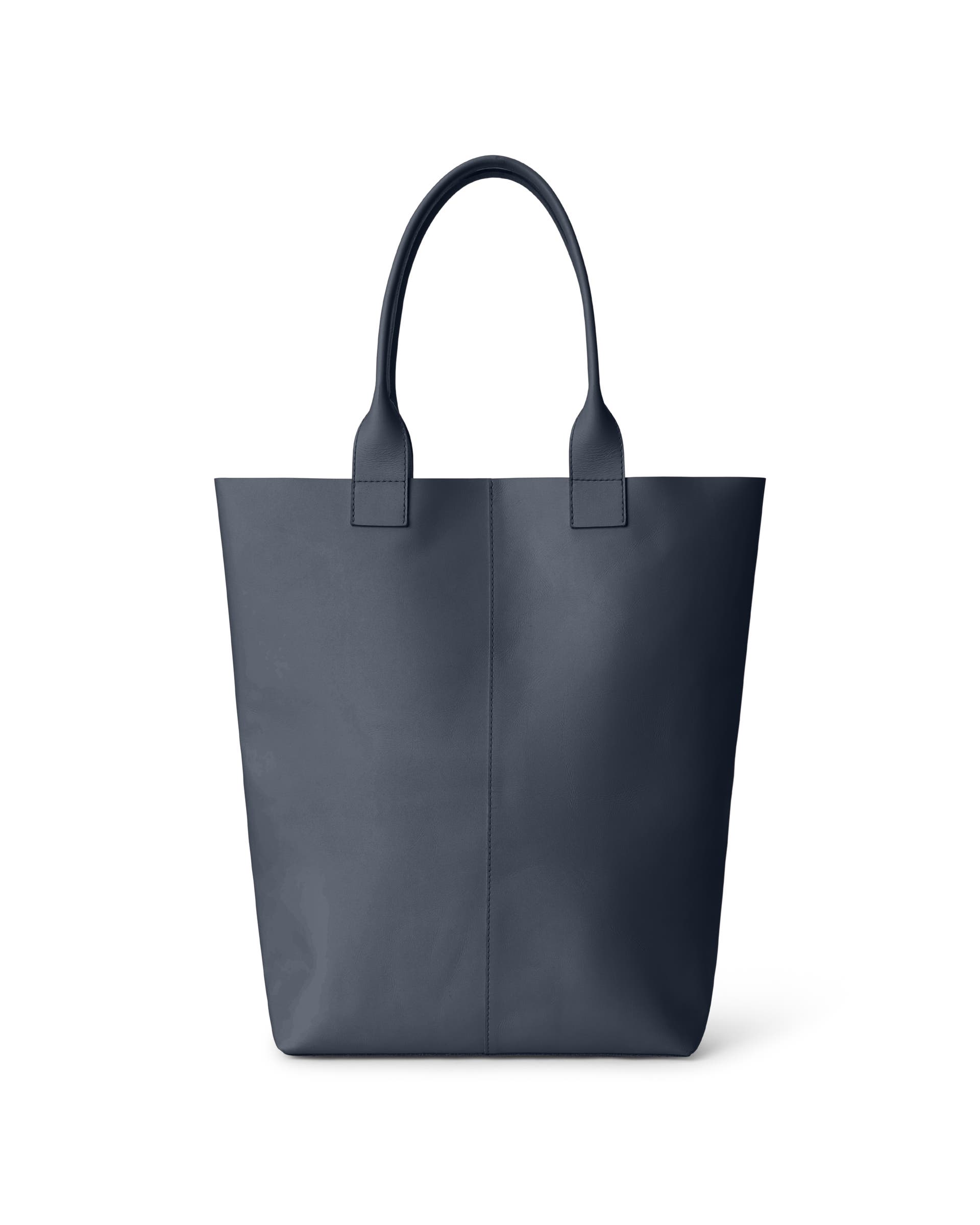 ECCO Tote Real Leather - 블루 - Back
