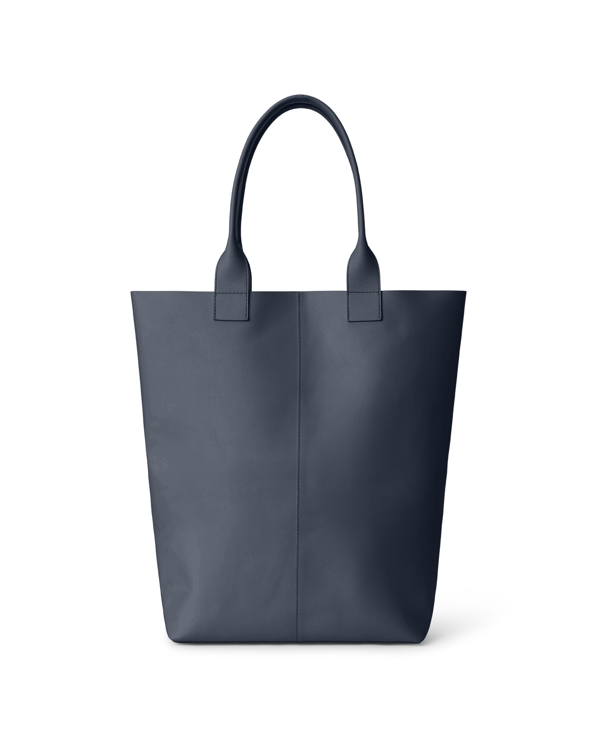 ECCO Tote Real Leather - 블루 - Back