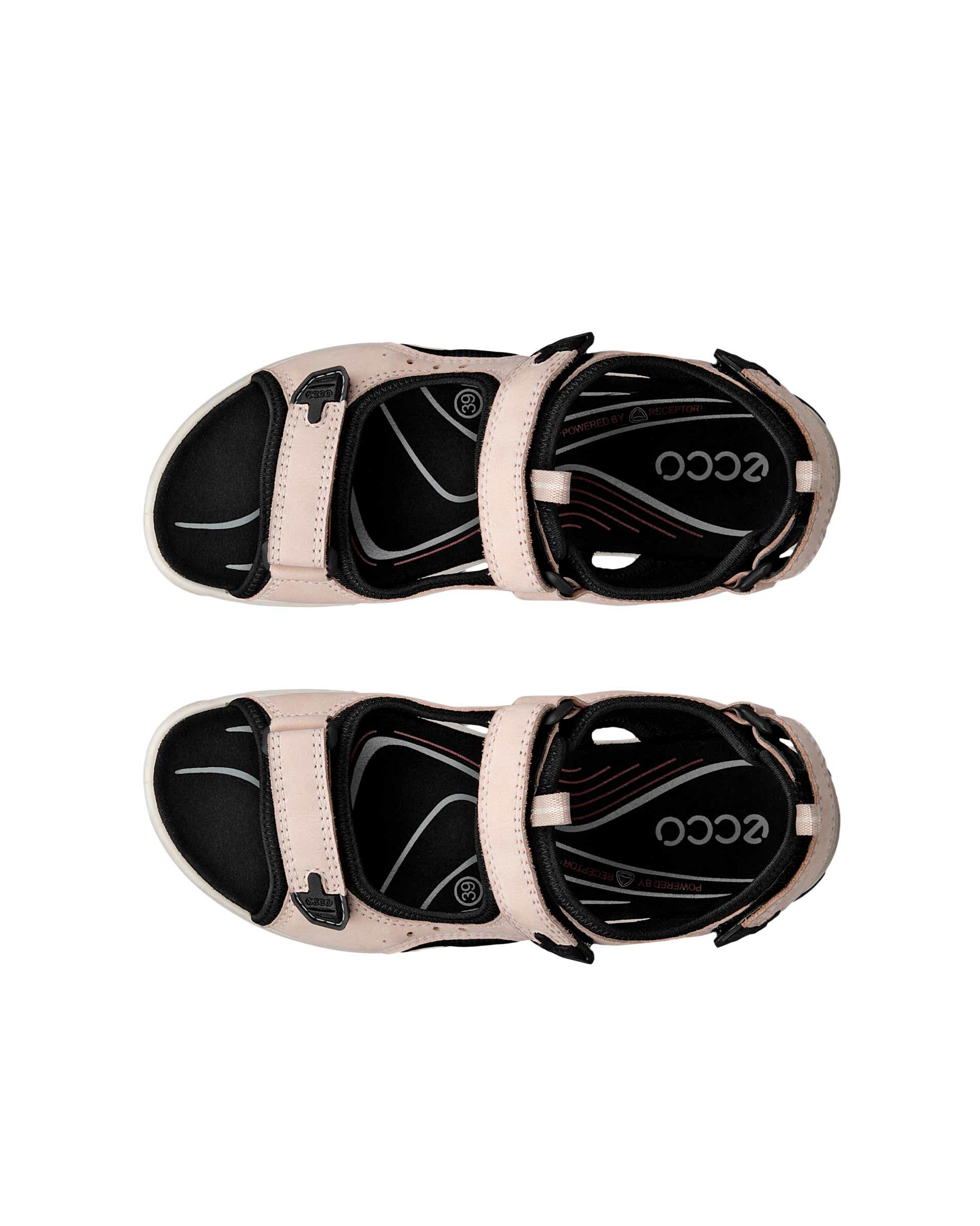 Dámské nubukové outdoorové sandály ECCO® Offroad - Růžová - Top left pair