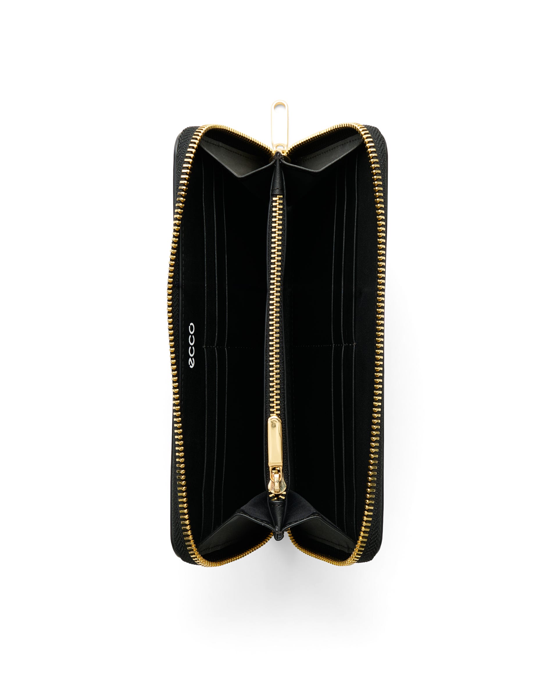 Velká kožená peněženka ECCO® WALLET E WAVE CONTINENTAL - Černá - Birdeye