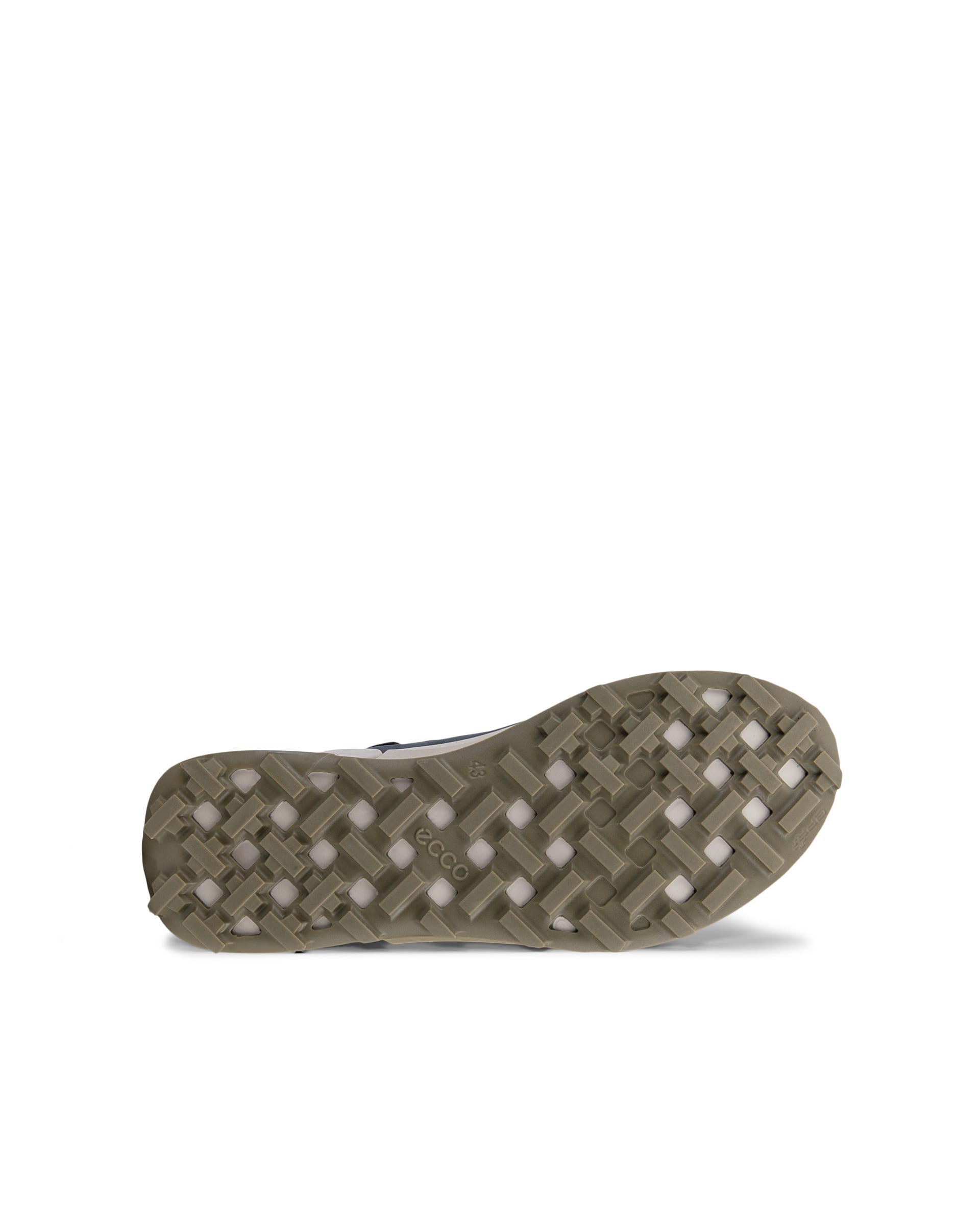 ECCO BIOM 2.1 X Mountain メンズ ヌバックウォータープルーフハイキングスニーカー - グレー - Sole