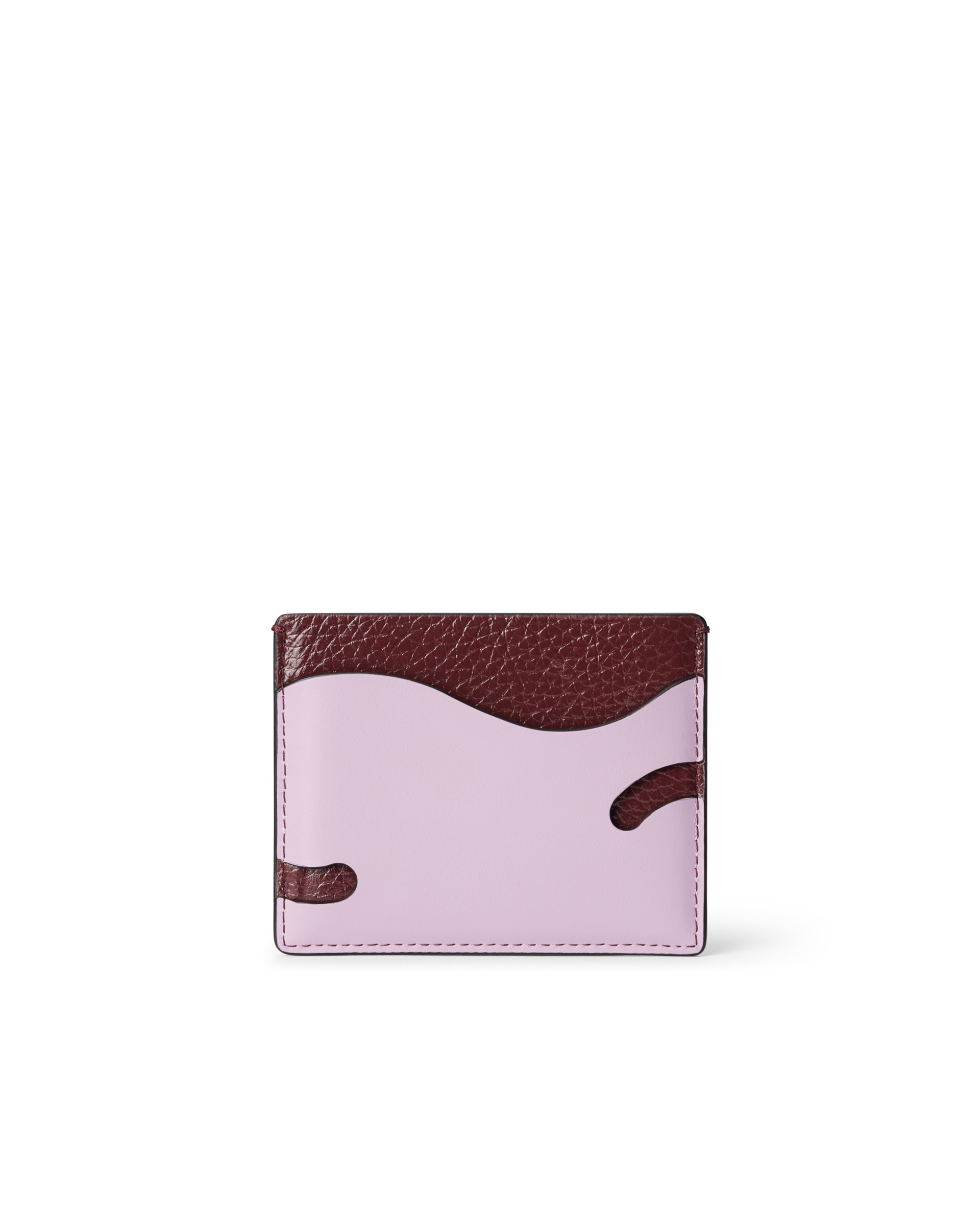 ECCO® E Wave PoP Leather Card Case - Red - Back