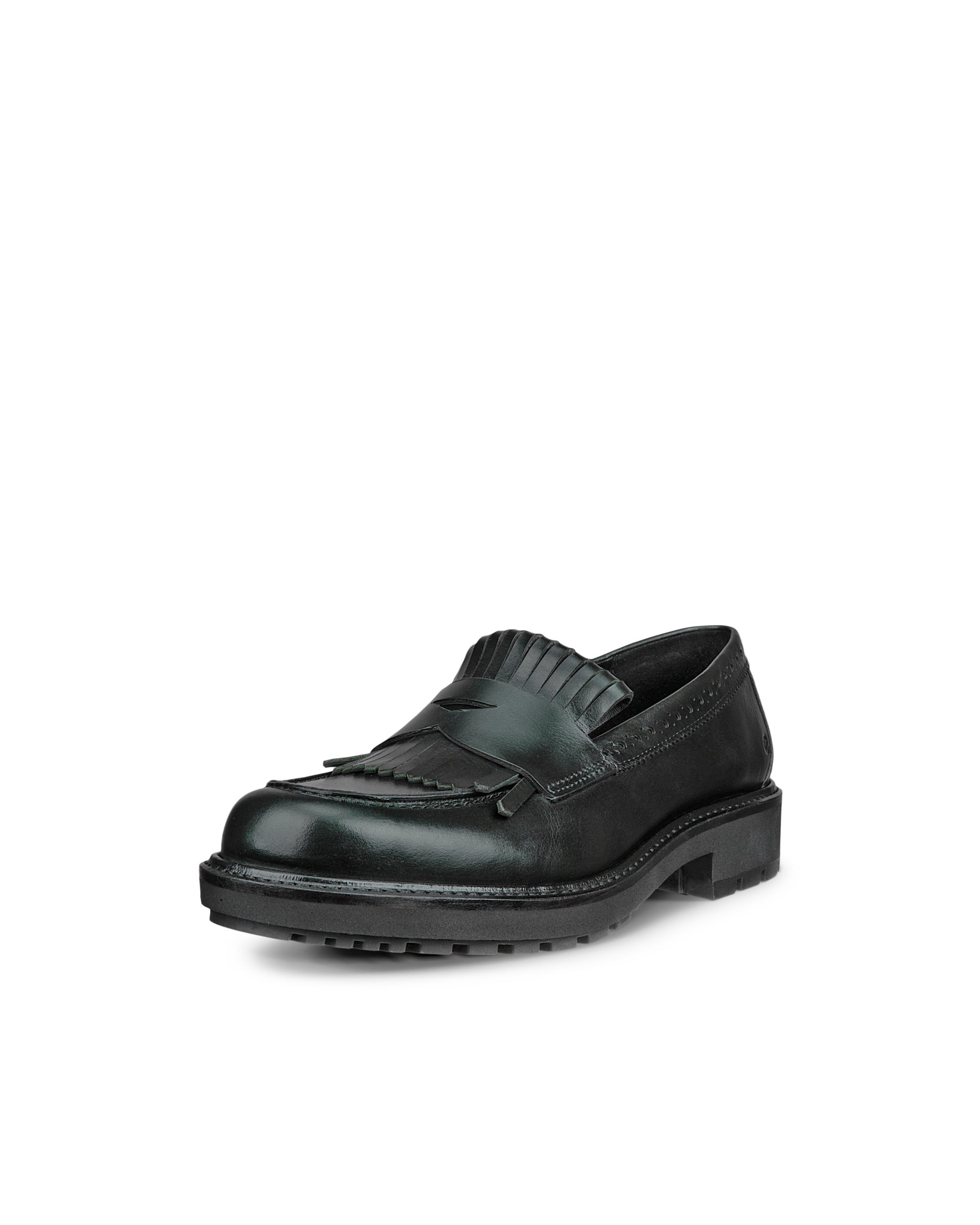 ECCO® METROPOLE OSLO mocassins en cuir pour femme - Vert - Main